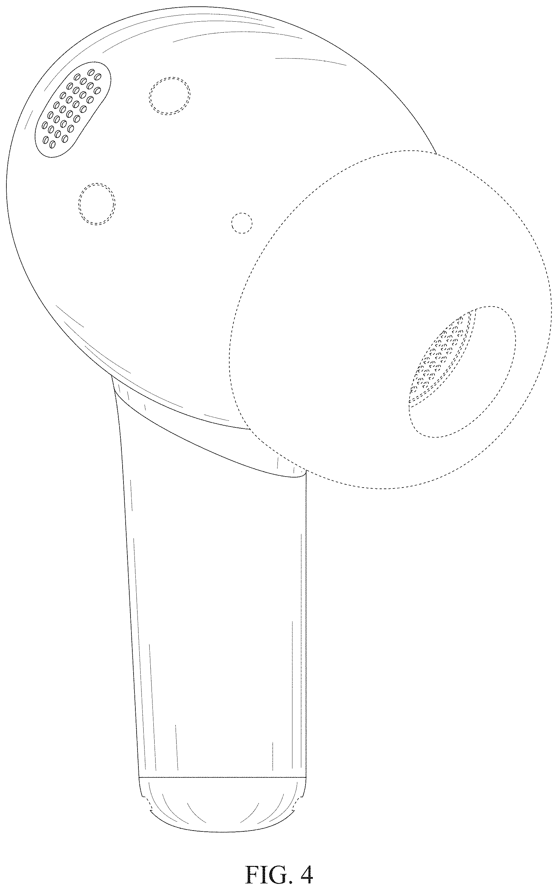 Patent USD1000424 Figure 4 – Wireless earphone