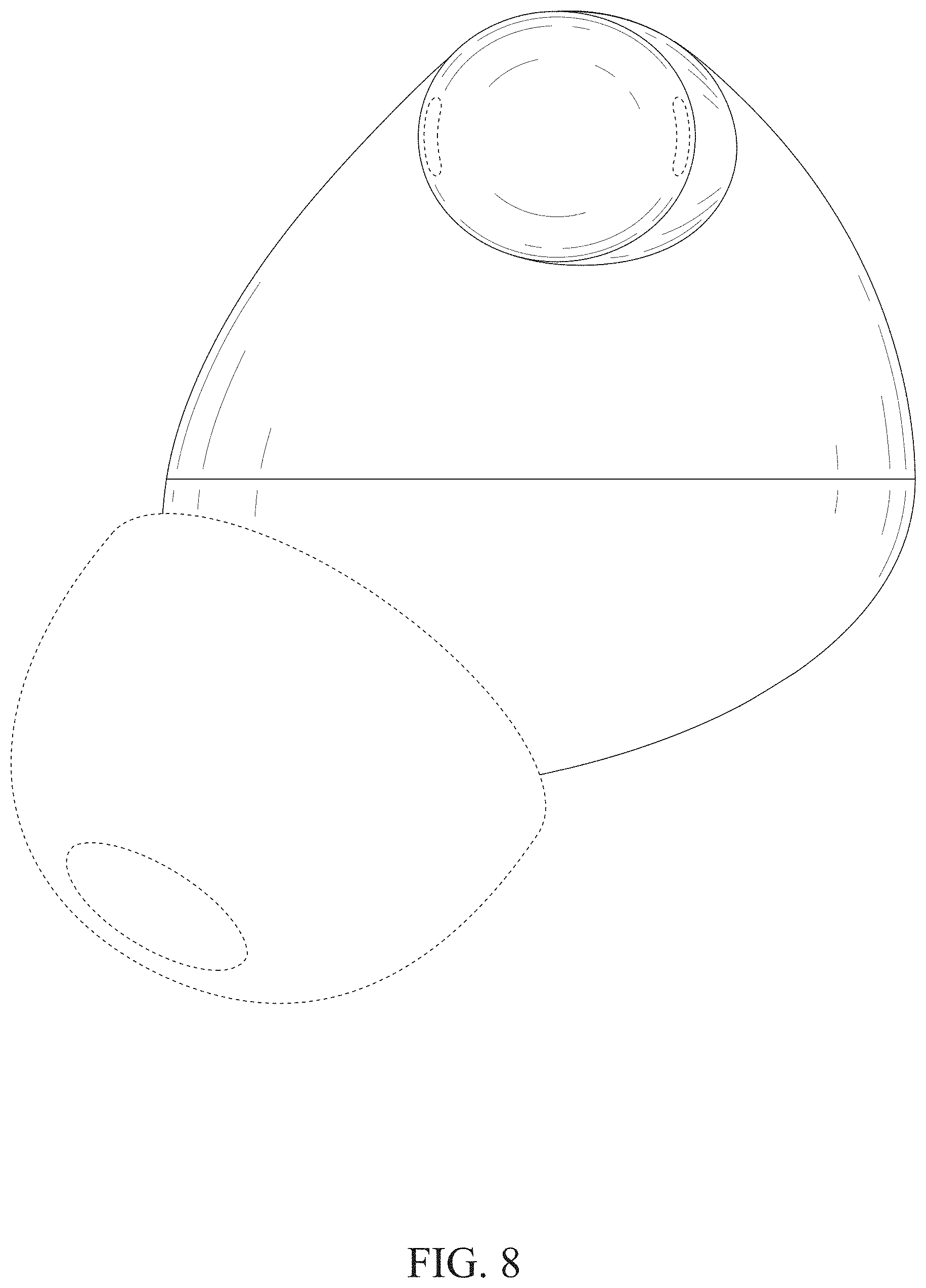 Patent USD1000424 Figure 8 – Wireless earphone