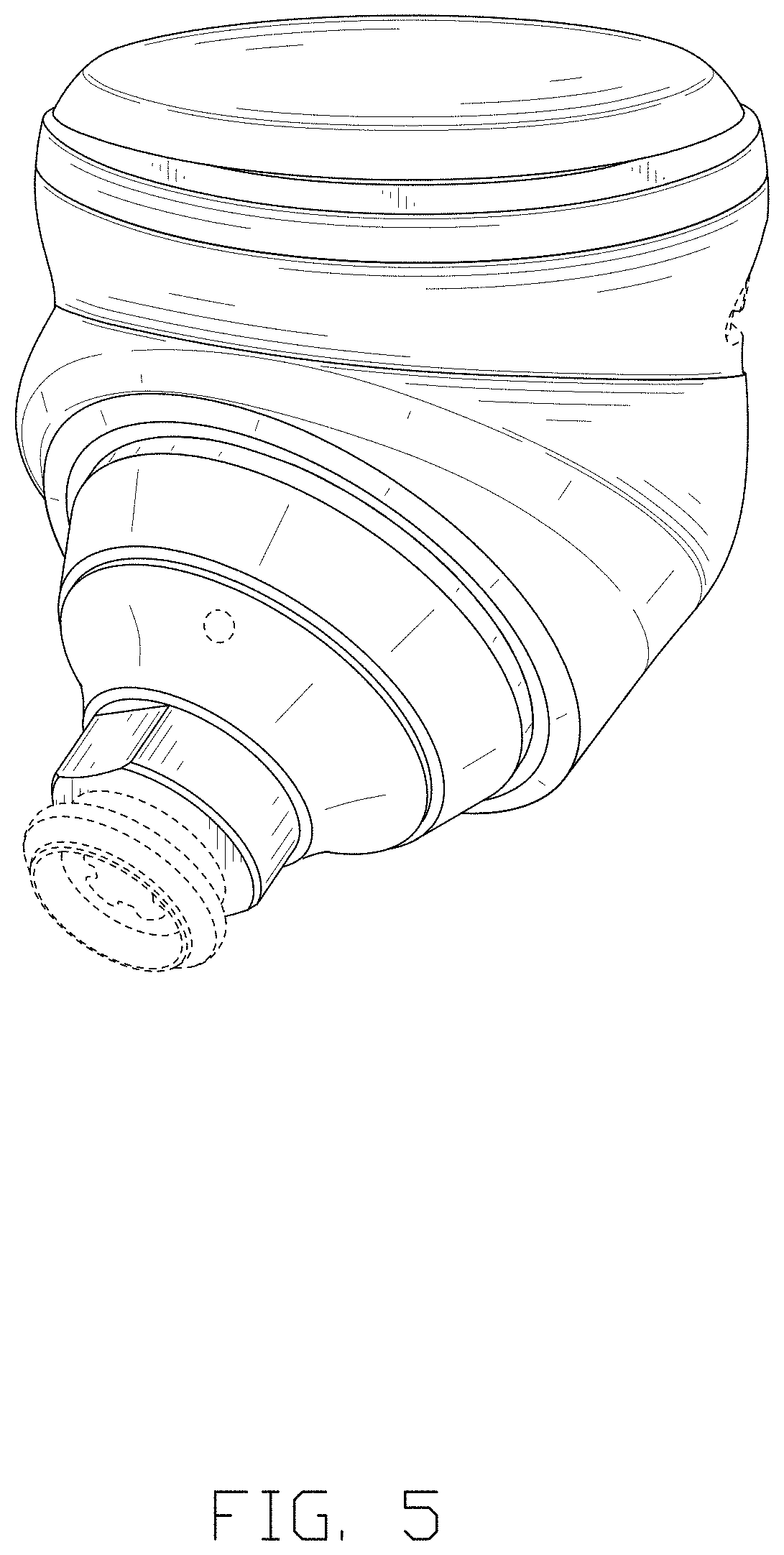 Patent USD1000425 Figure 5 – Earphone
