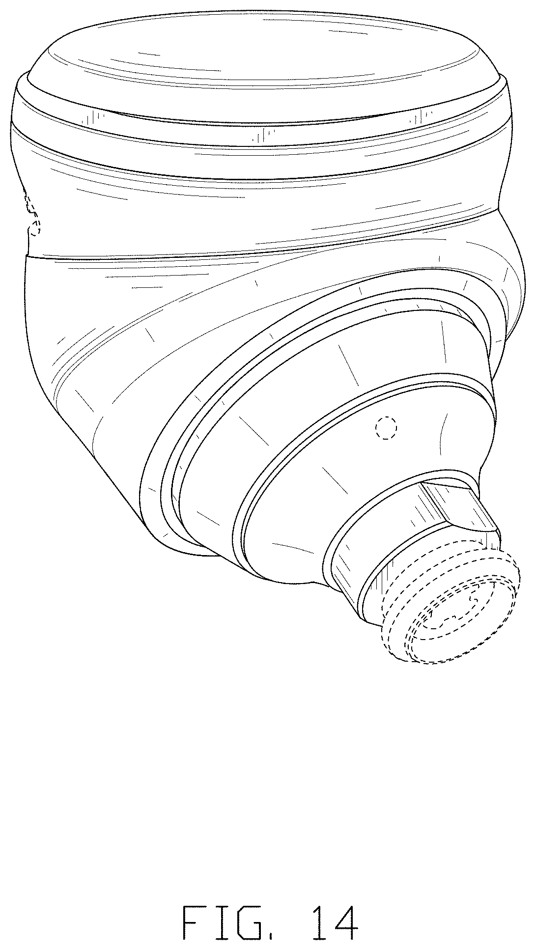 Patent USD1000425 Figure 14 – Earphone