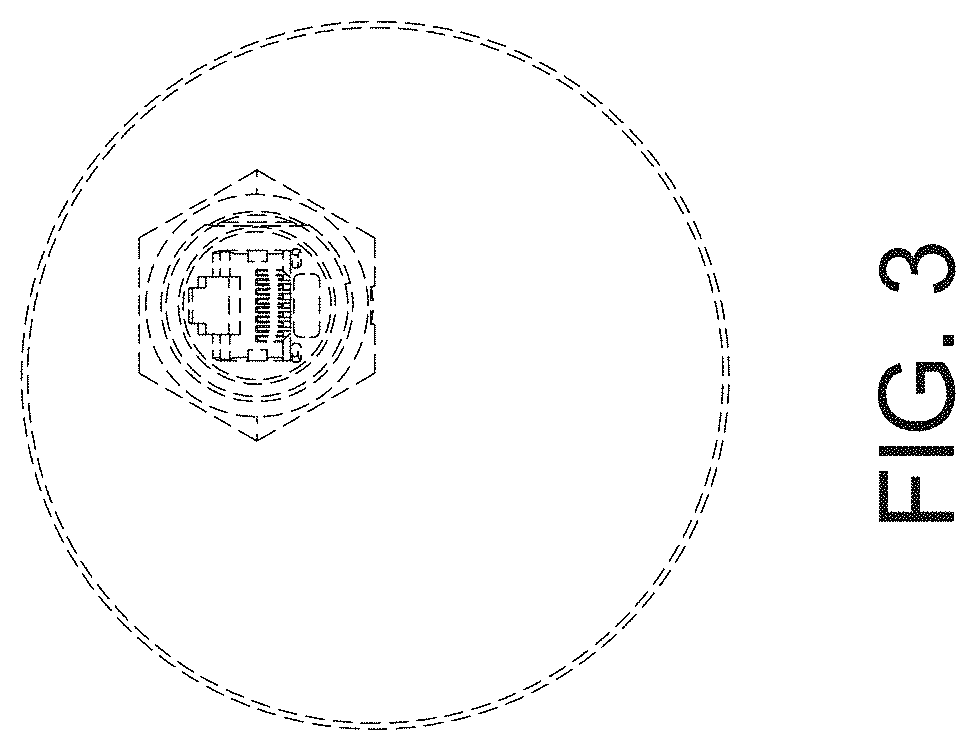 Patent USD1000426 Figure 3 – Microphone housing