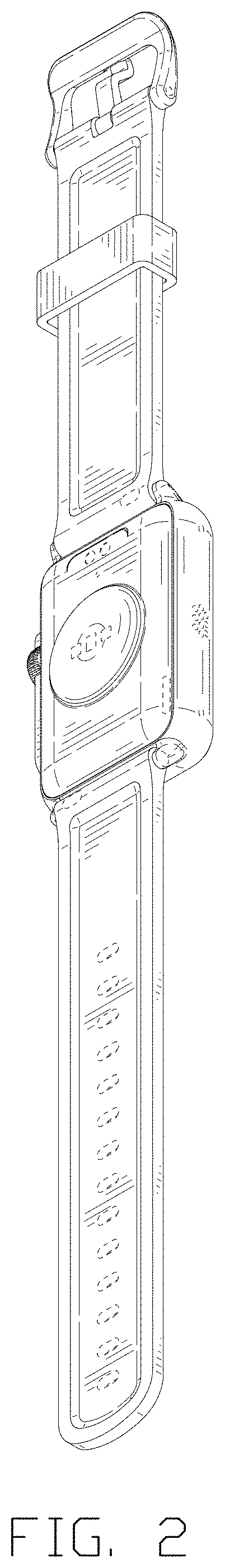 Patent USD1000434 Figure 2 – Smartwatch