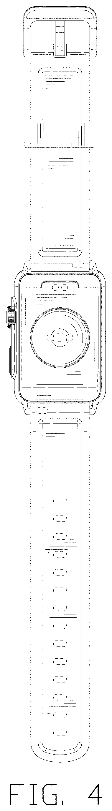 Patent USD1000434 Figure 4 – Smartwatch