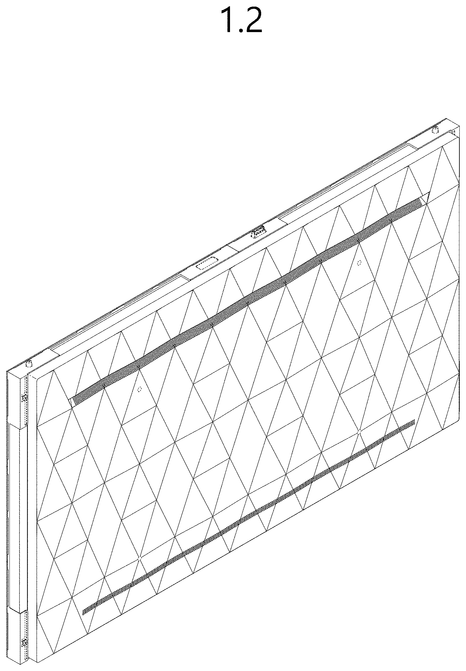 Patent USD1000435 Figure 2 – Electronic display unit