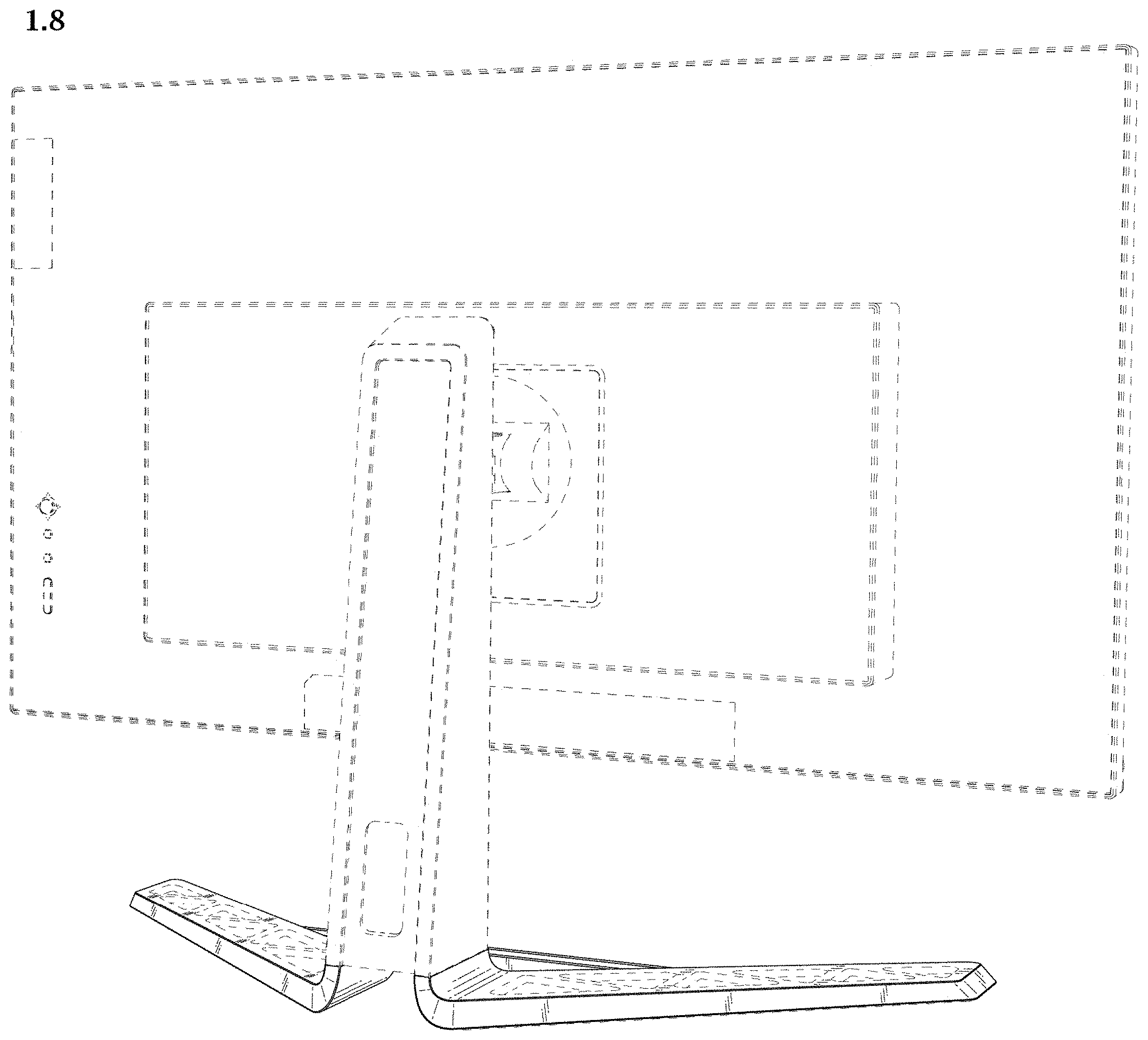 Patent USD1000436 Figure 8 – Monitor