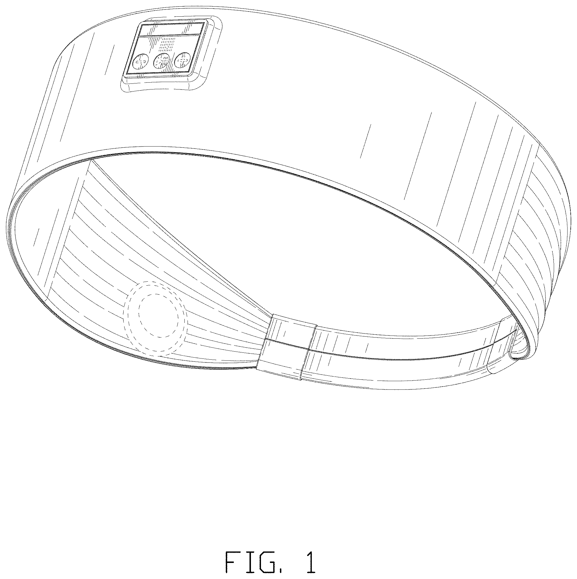 Patent USD1000438 — Wireless headband — Figure 1