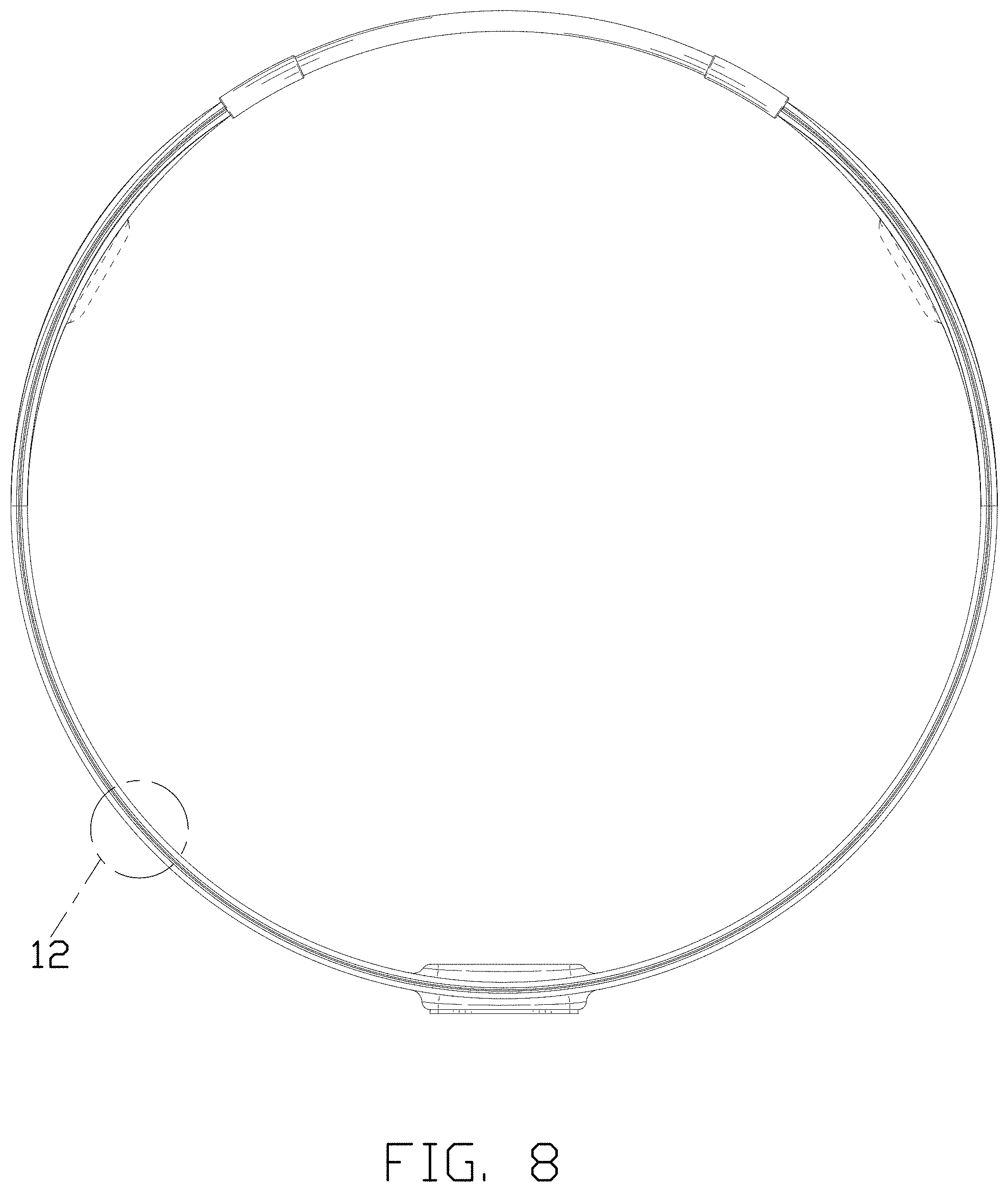 Patent USD1000438 Figure 8 – Wireless headband