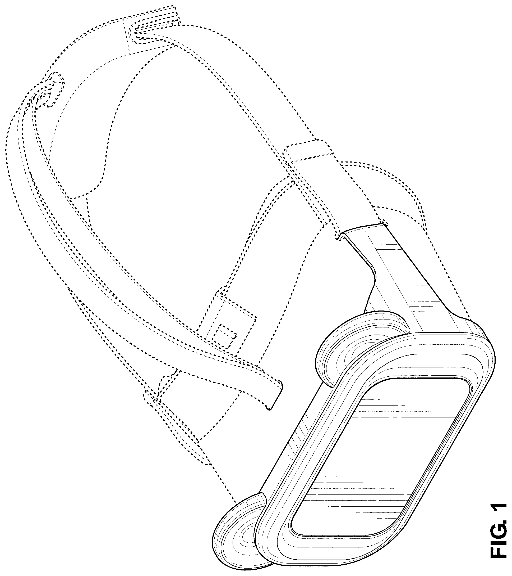 Patent USD1000439 Figure 1 – Virtual reality (VR) headset add-on