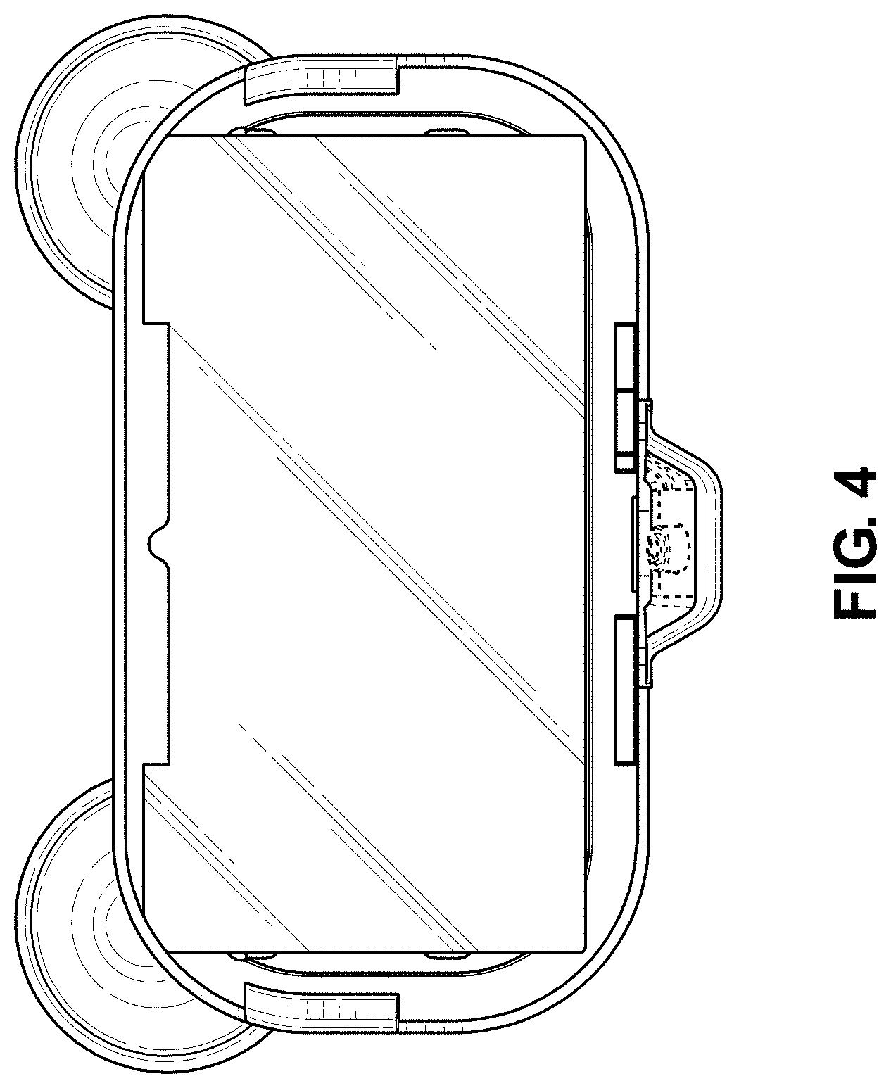 Patent USD1000439 Figure 4 – Virtual reality (VR) headset add-on