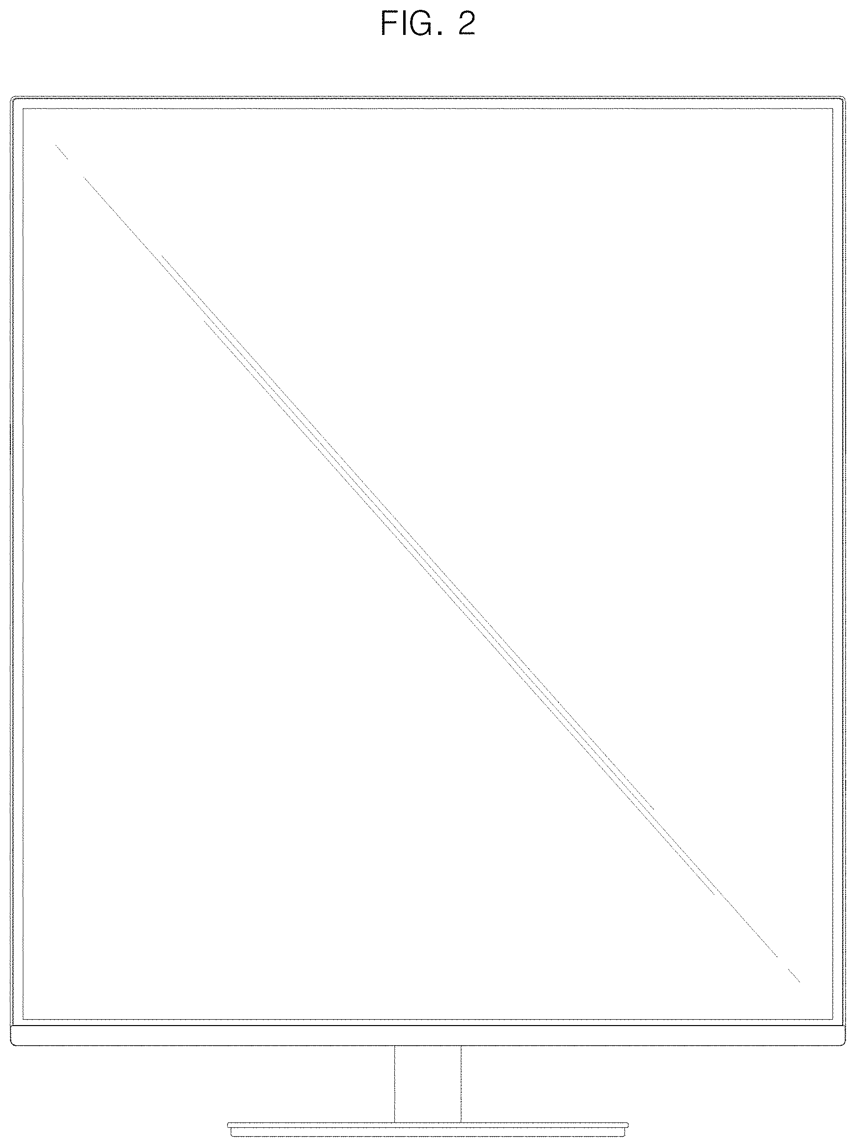 Patent USD1000441 Figure 2 – Computer monitor