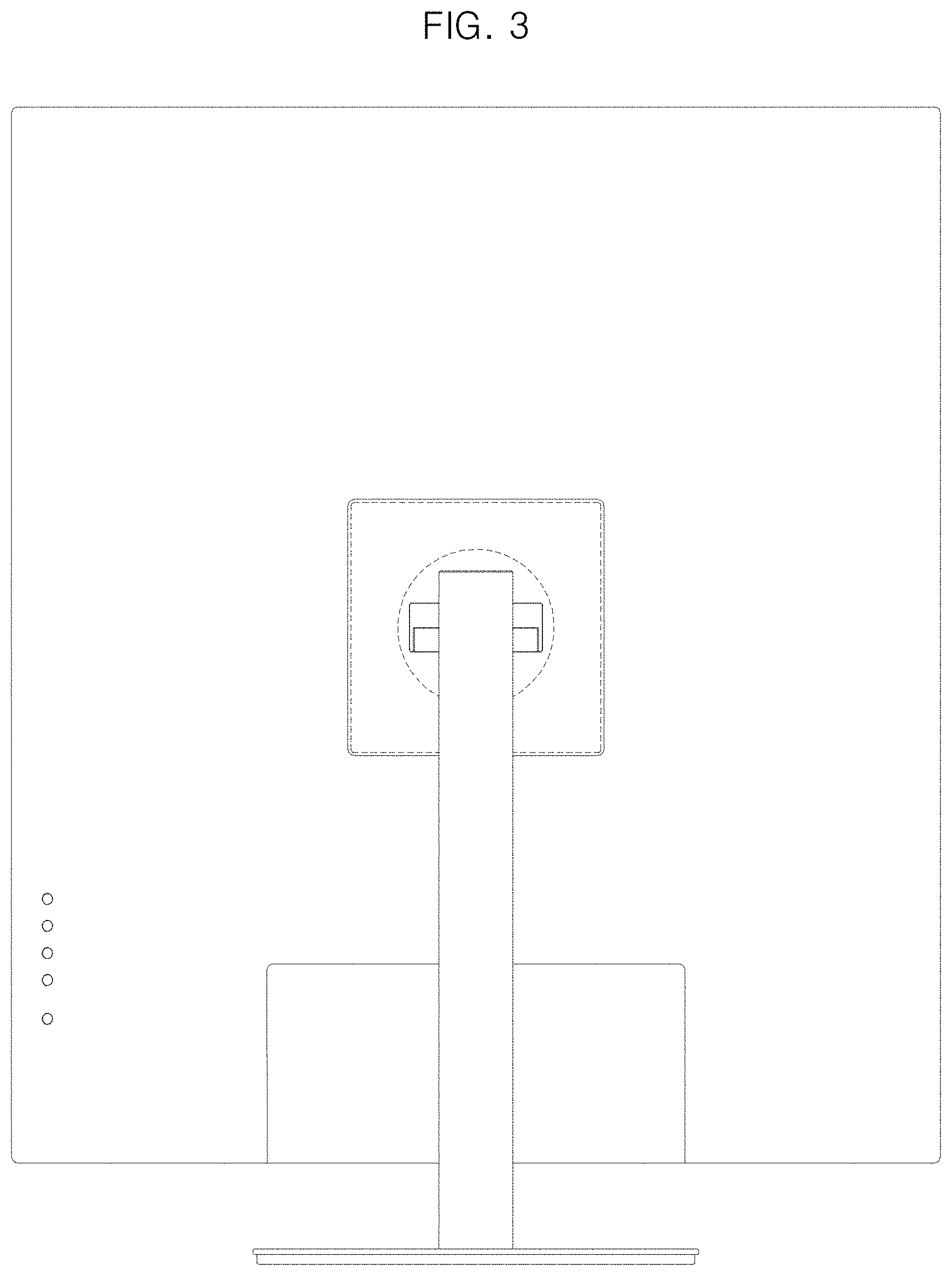 Patent USD1000441 Figure 3 – Computer monitor