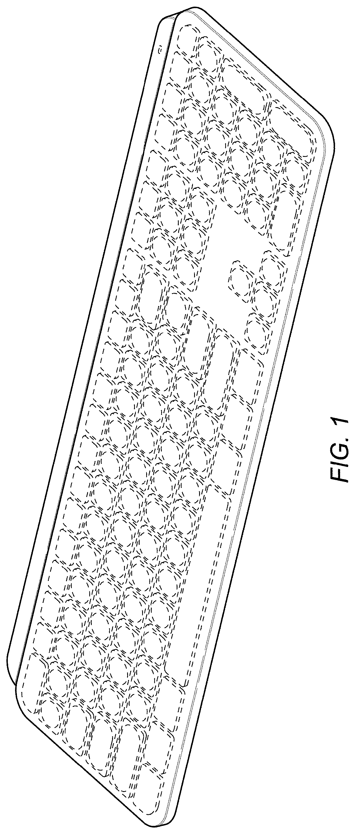 Patent USD1000442 — Keyboard — Figure 1