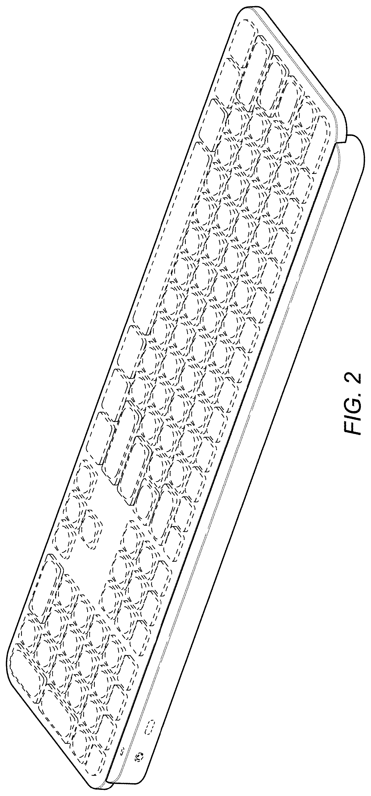 Patent USD1000442 Figure 2 – Keyboard