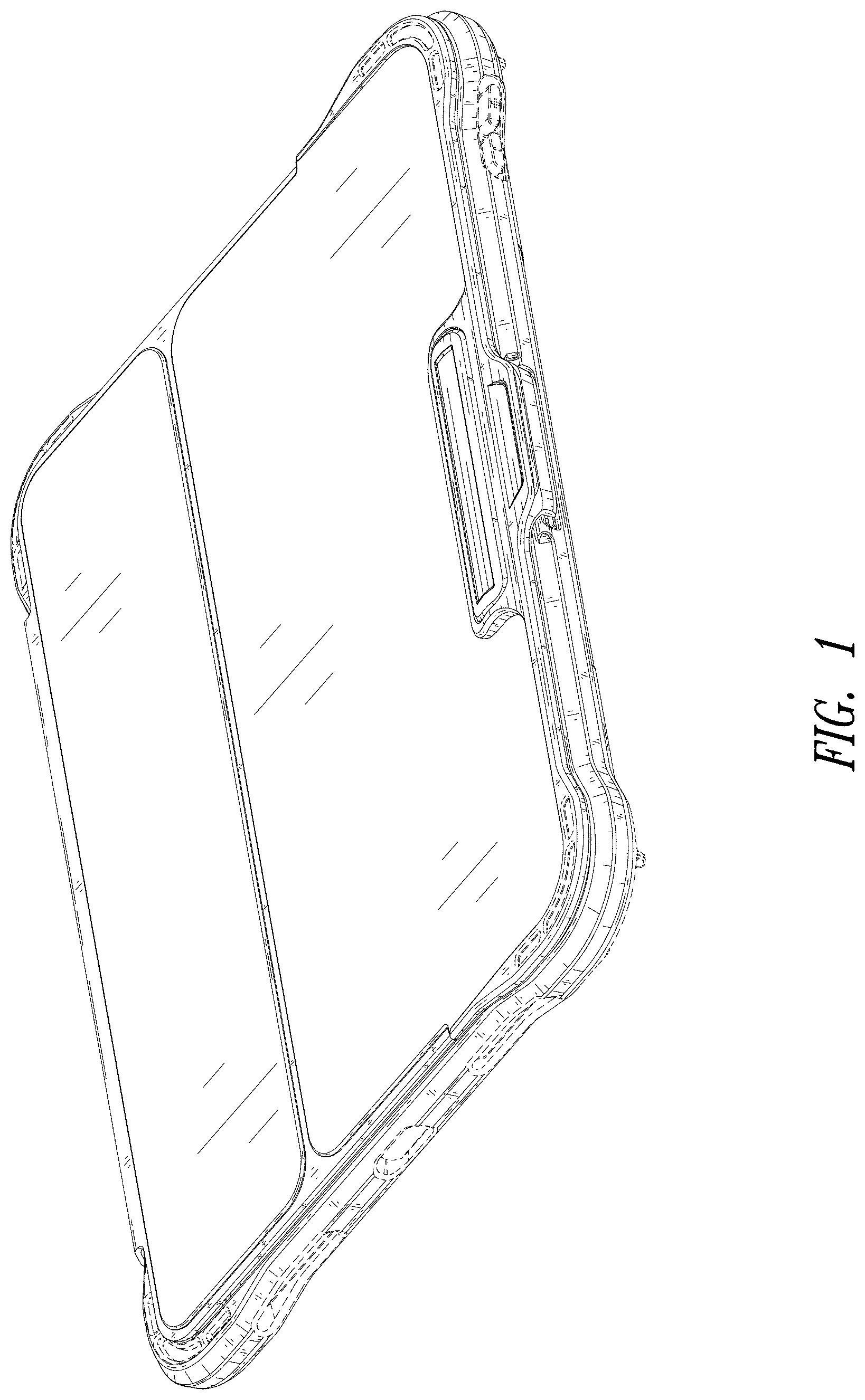 Patent USD1000447 Figure 1 – Case for portable electronic computing device