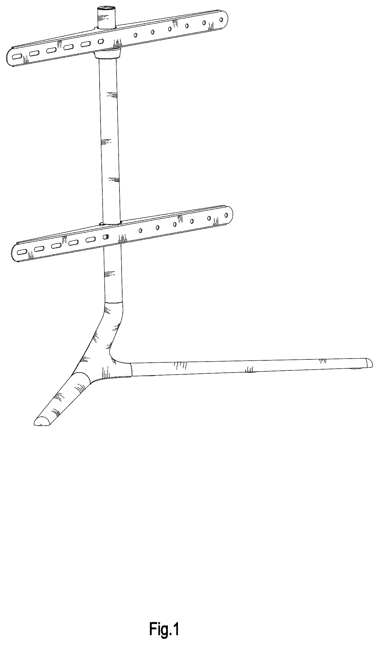 Patent USD1000449 — Monitor stand — Figure 1