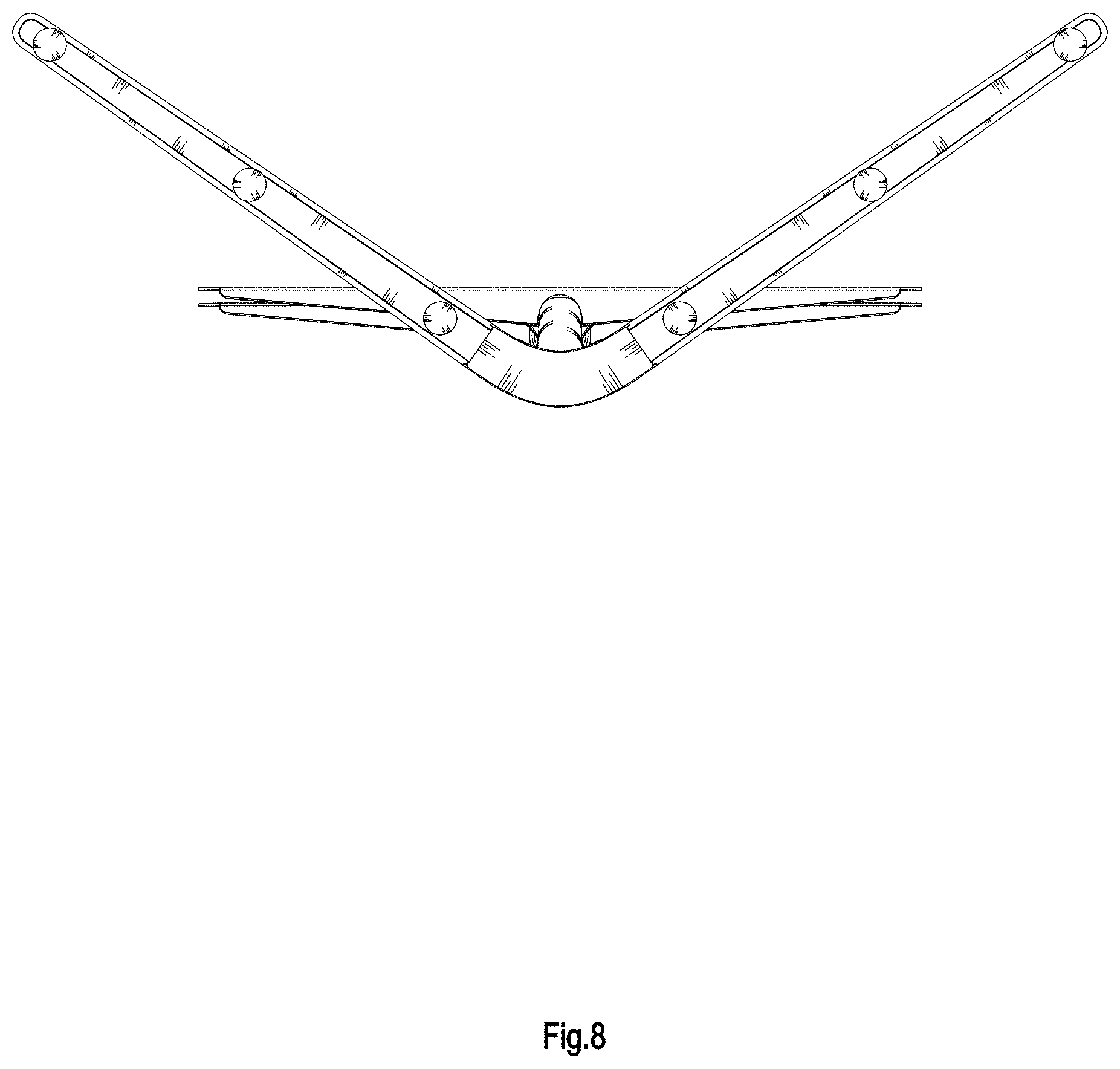Patent USD1000449 Figure 8 – Monitor stand