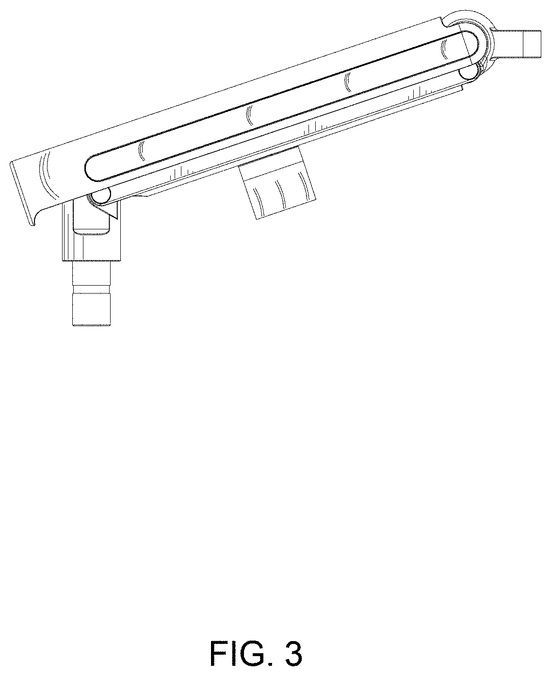 Patent USD1000450 Figure 3 – Monitor arm