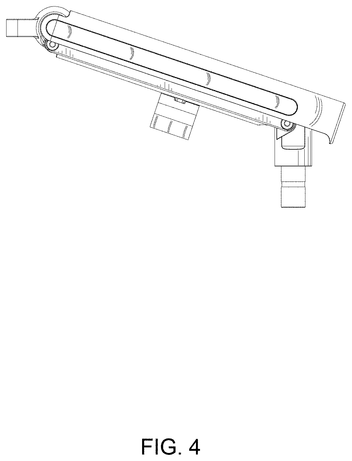 Patent USD1000450 Figure 4 – Monitor arm