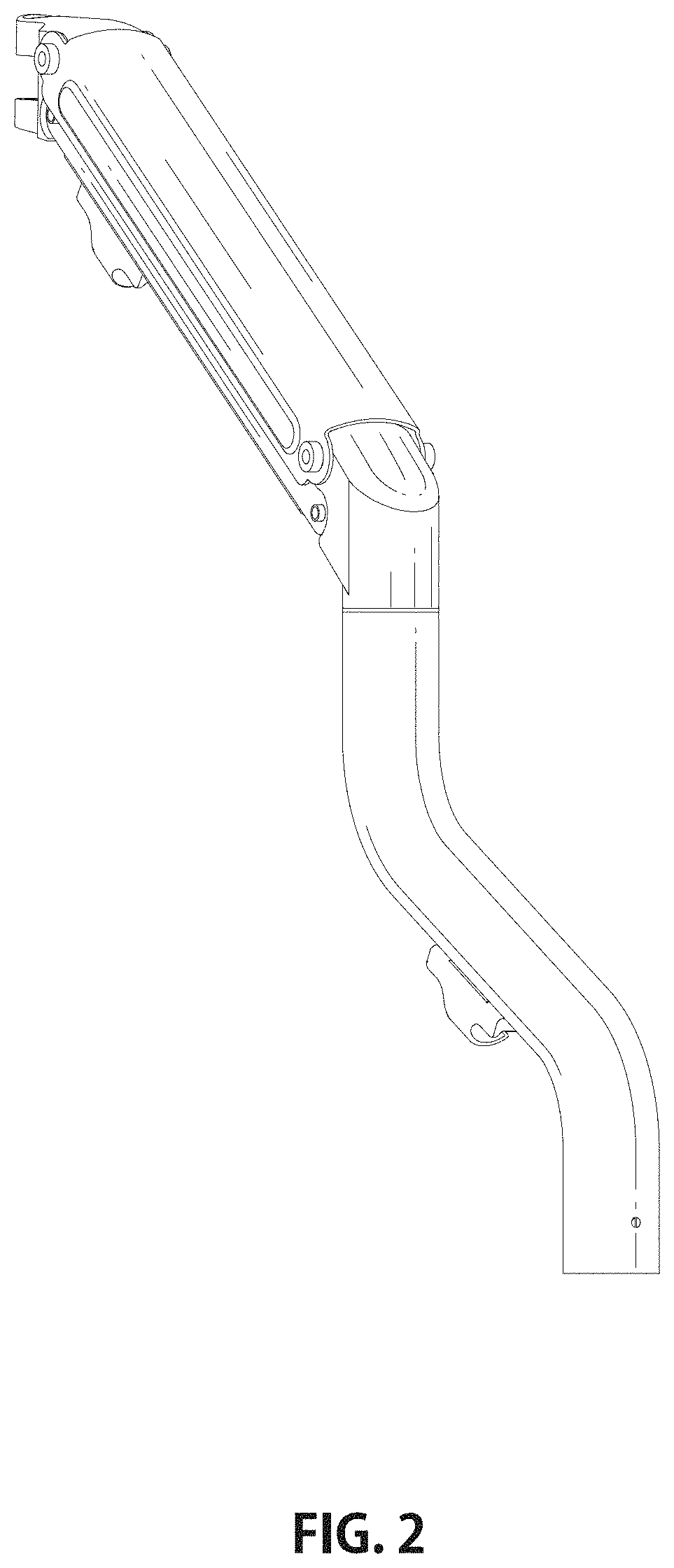 Patent USD1000451 Figure 2 – Monitor arm