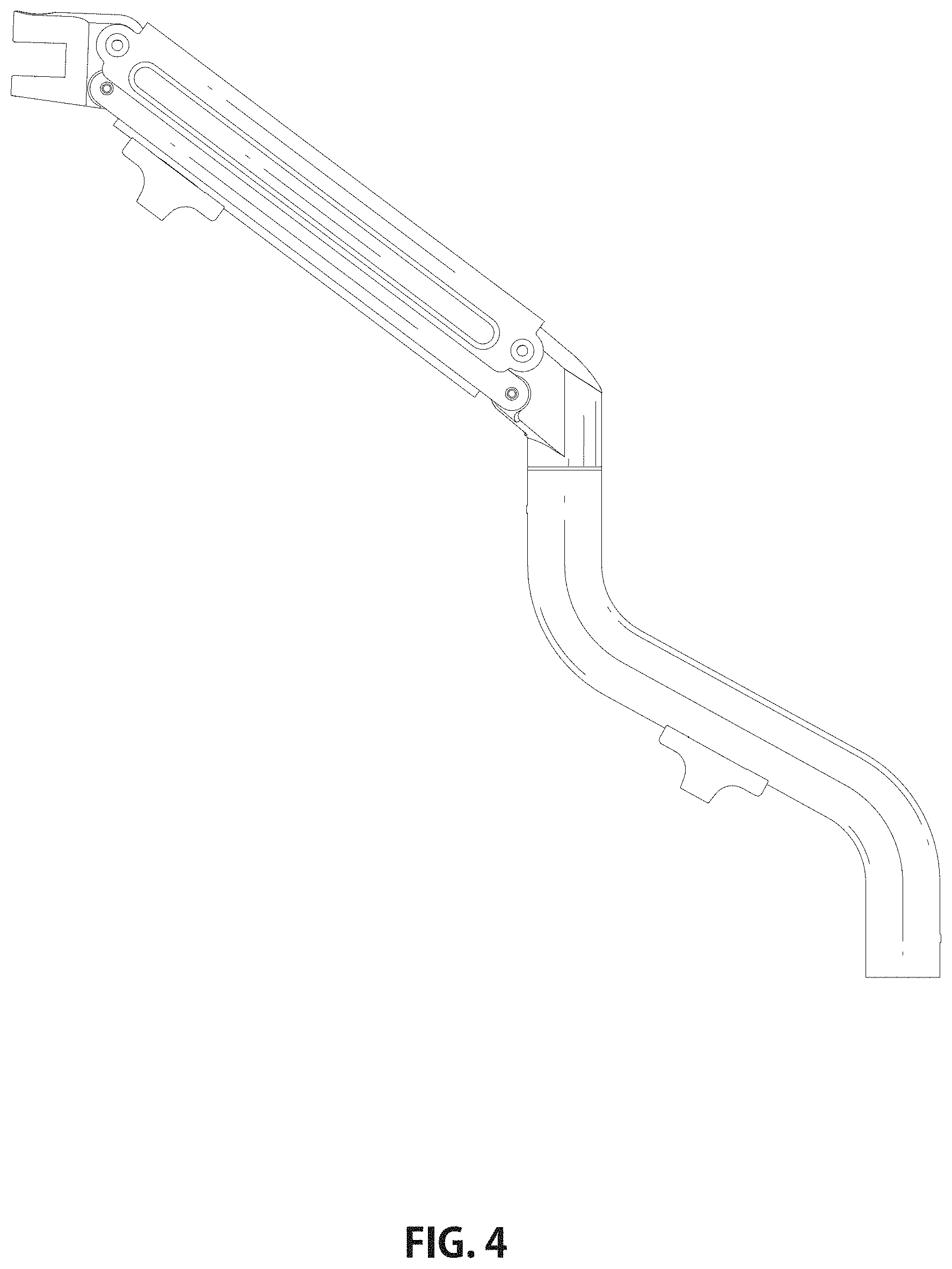 Patent USD1000451 Figure 4 – Monitor arm