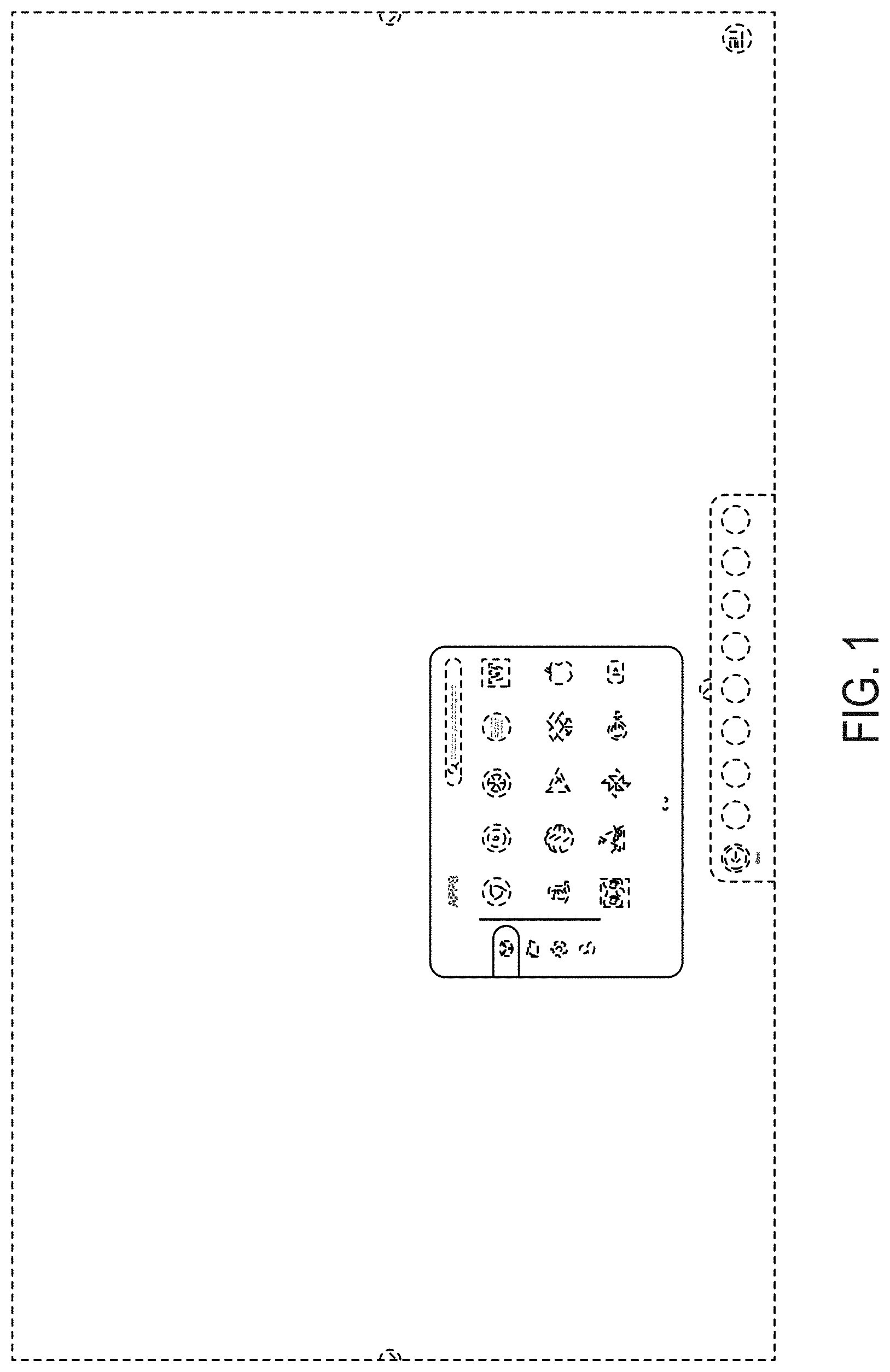 Patent USD1000454 Figure 1 – Display screen with graphical user interface