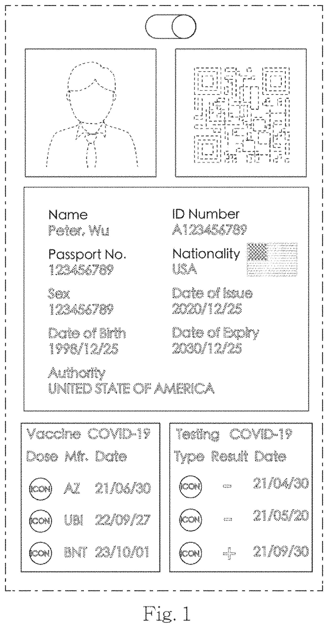 Patent USD1000458 Figure 1 – Display screen or portion thereof with a graphical user interface