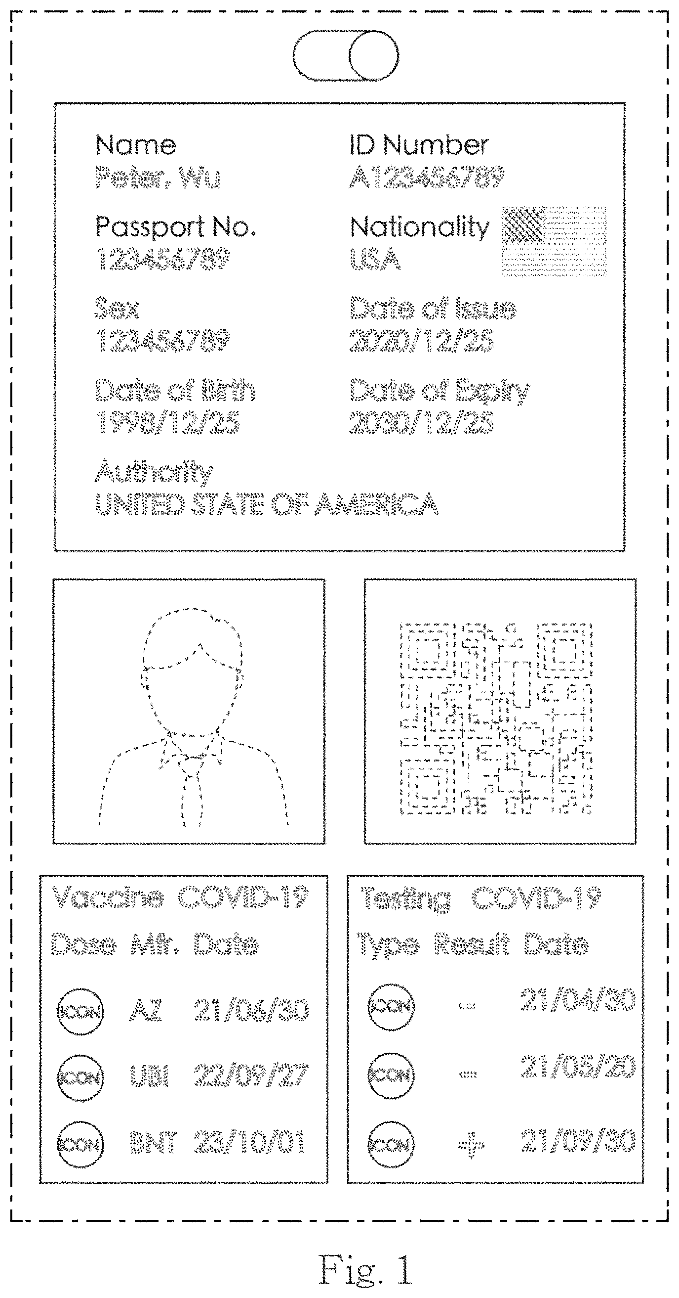 Patent USD1000459 Figure 1 – Display screen or portion thereof with a graphical user interface