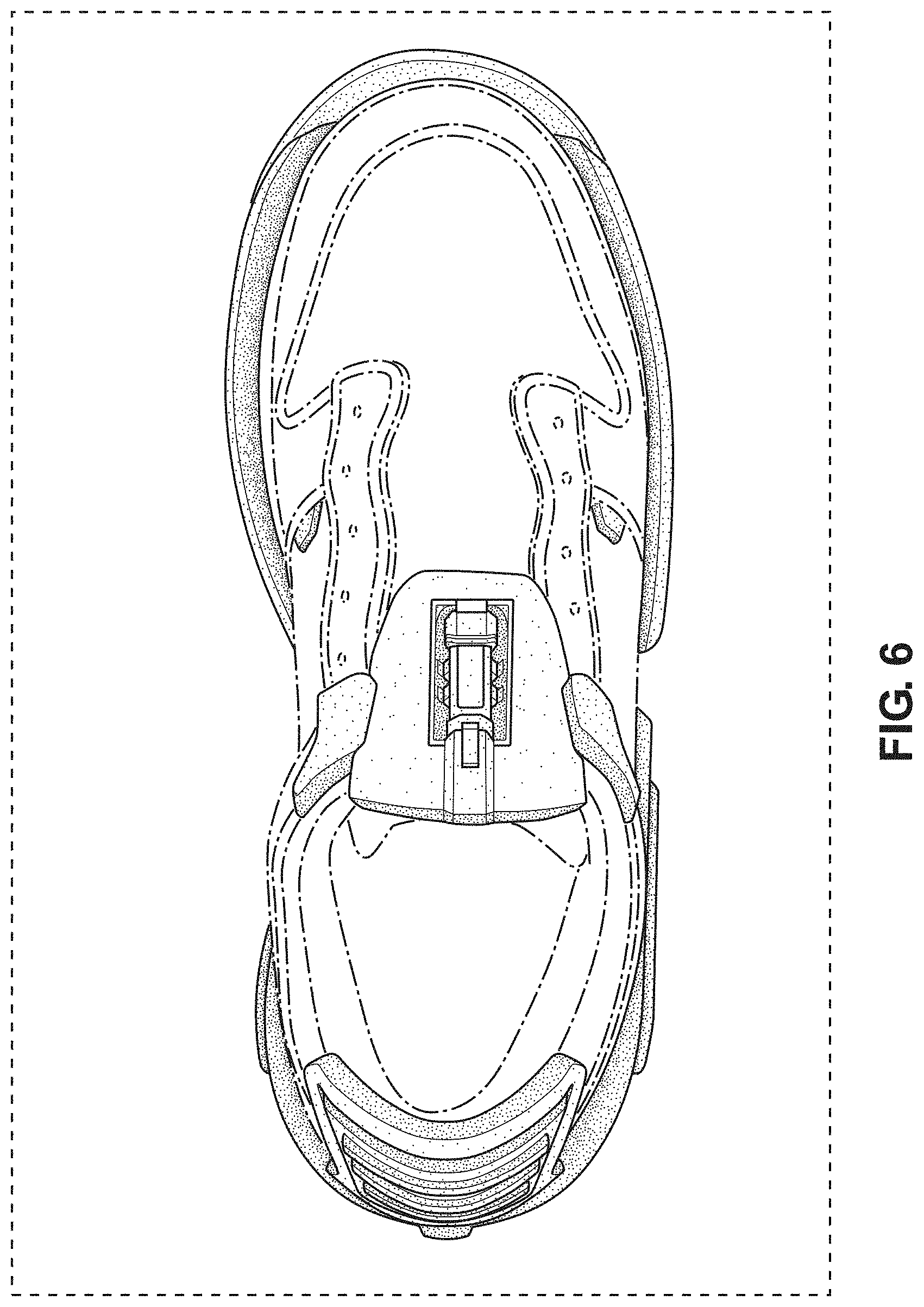 Patent USD1000478 Figure 6 – Display screen with virtual three-dimensional shoe or display system with virtual three-dimensional shoe