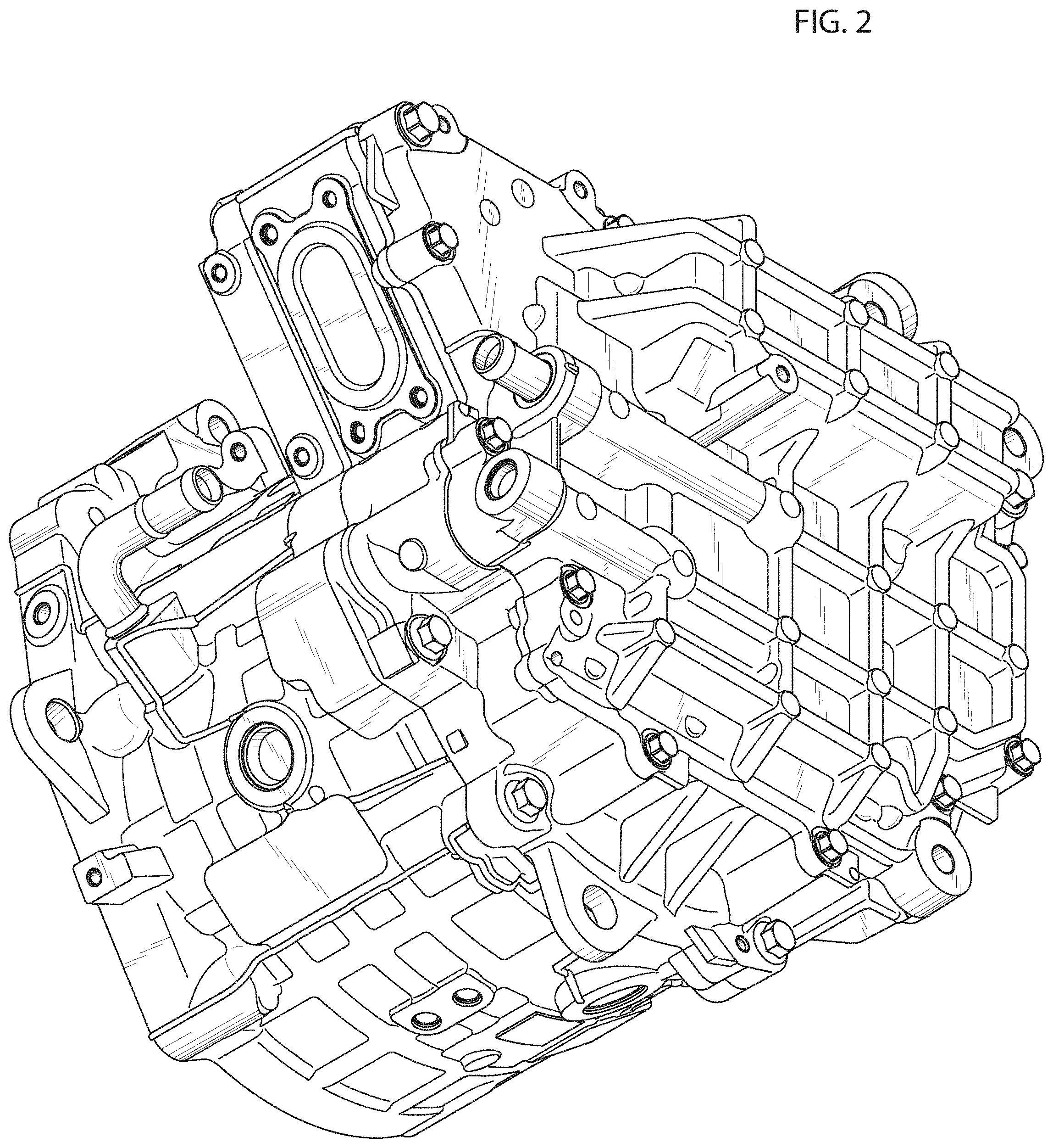 Patent USD1000479 Figure 2 – Rotating machine for vehicle