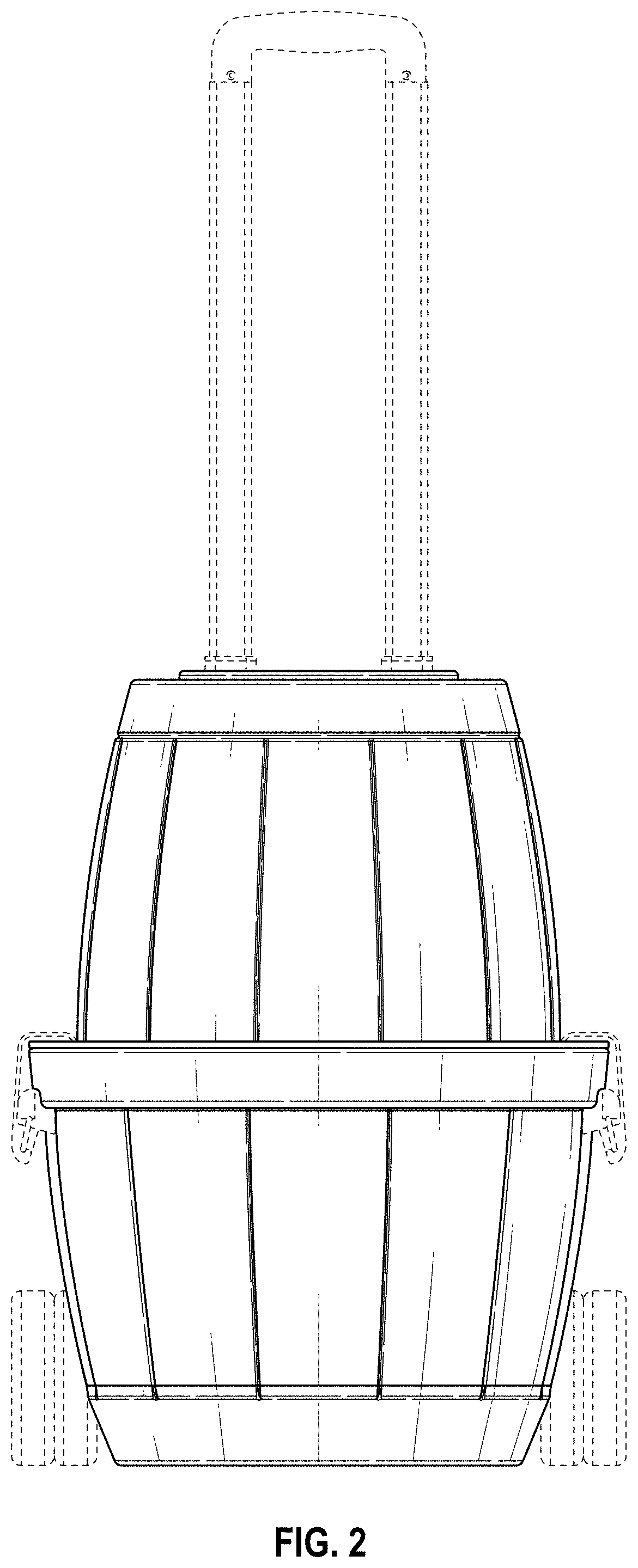 Patent USD1000480 Figure 2 – Portable cooler/ storage container