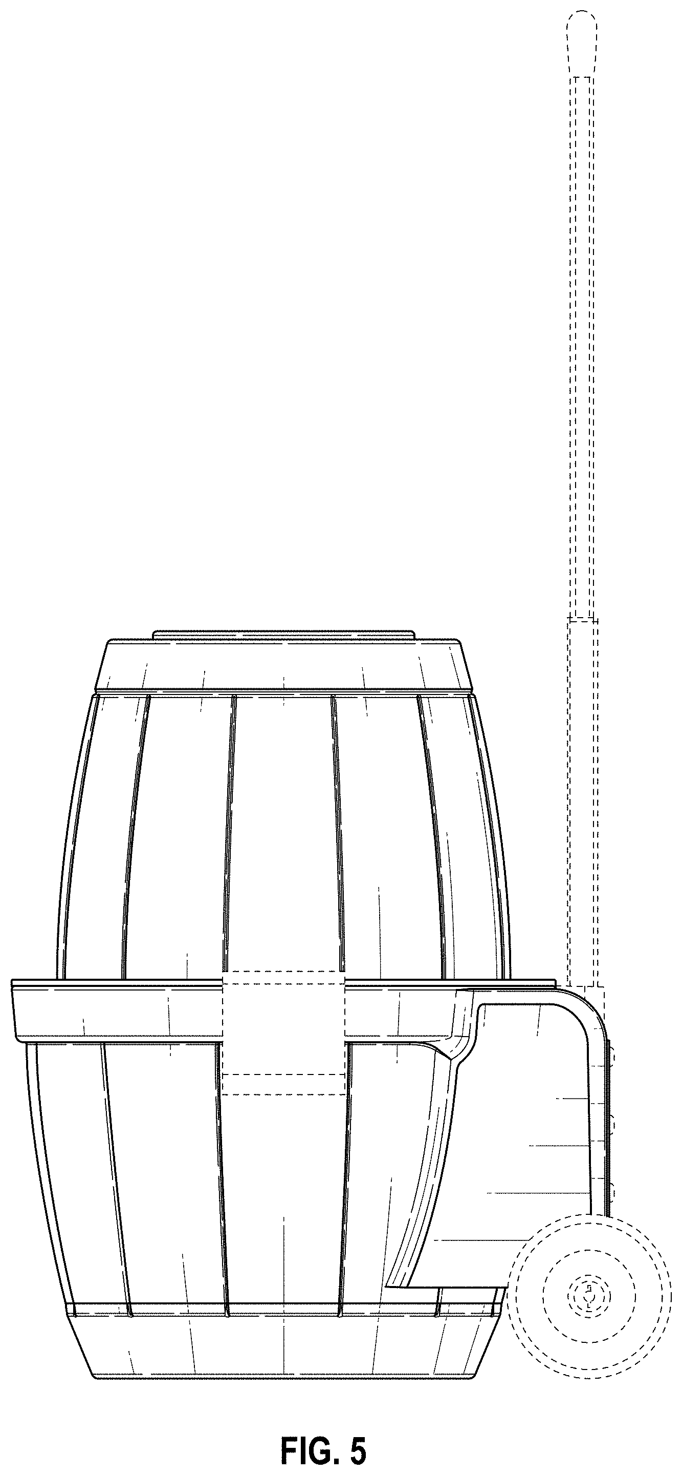 Patent USD1000480 Figure 5 – Portable cooler/ storage container