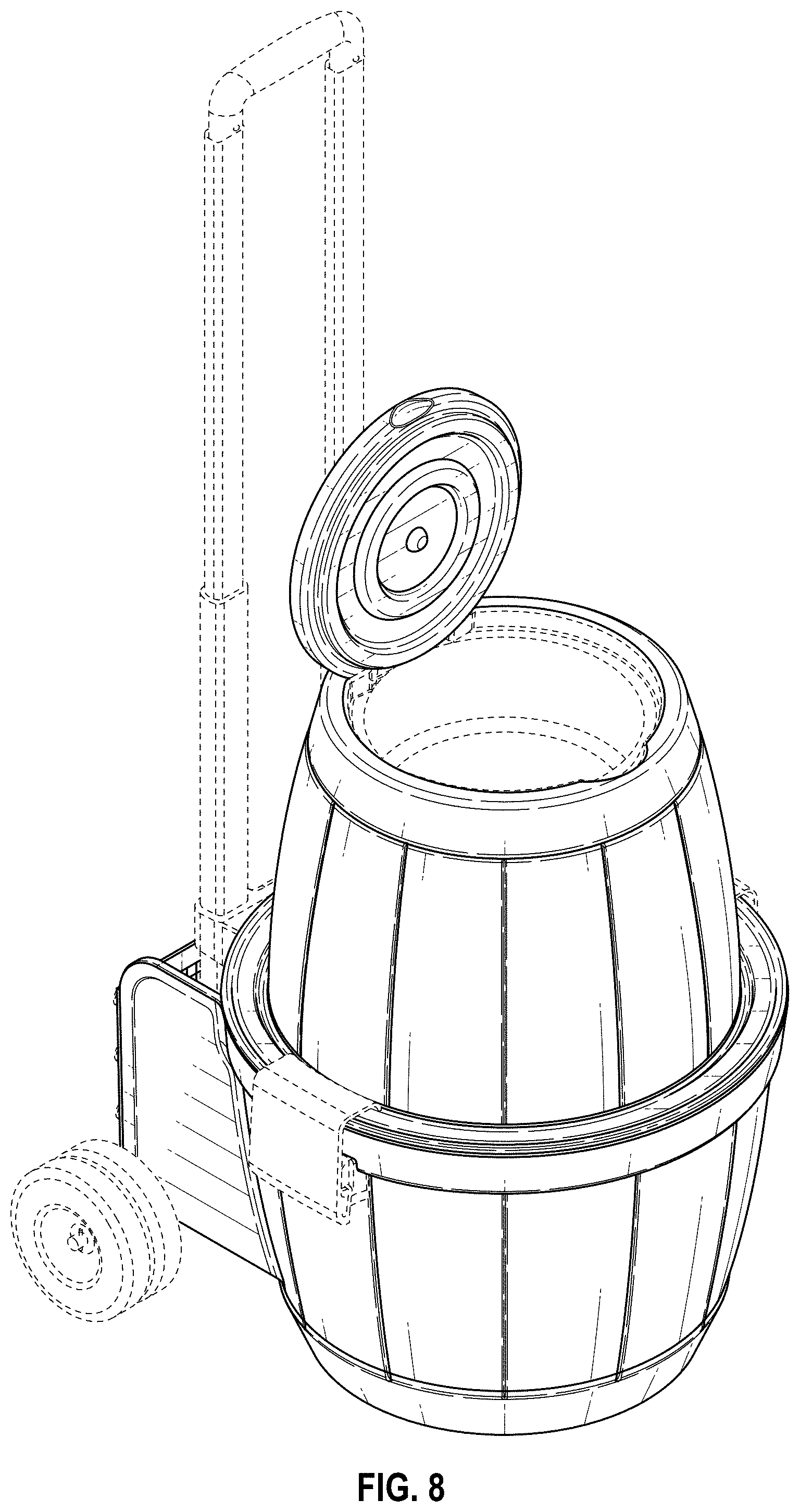Patent USD1000480 Figure 7 – Portable cooler/ storage container