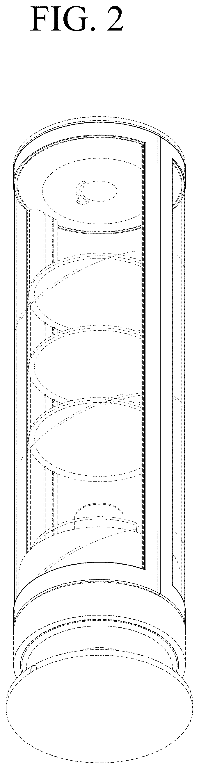 Patent USD1000481 Figure 2 – Refrigerator