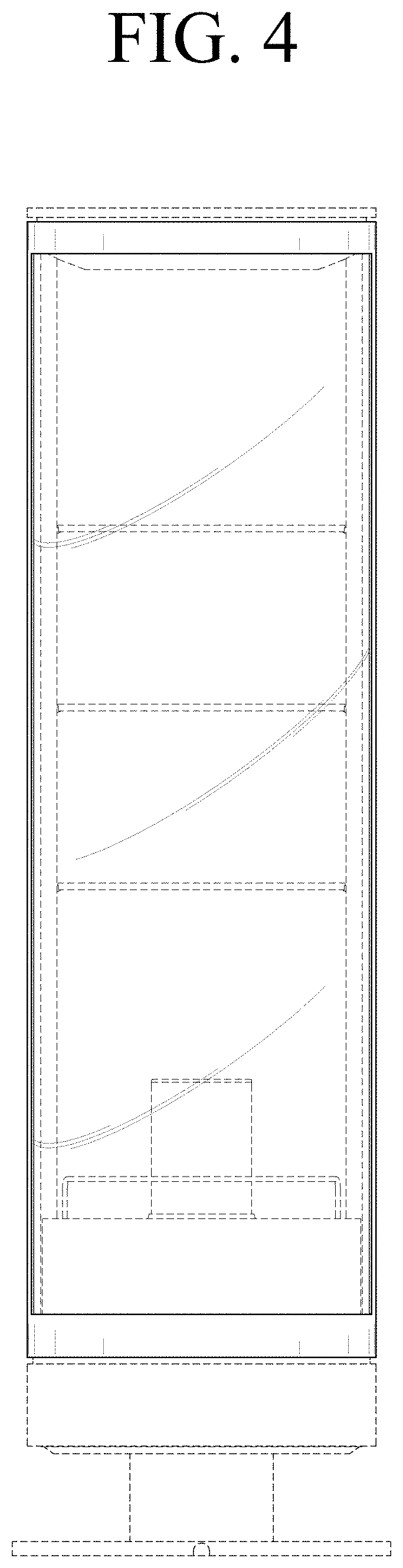 Patent USD1000481 Figure 4 – Refrigerator