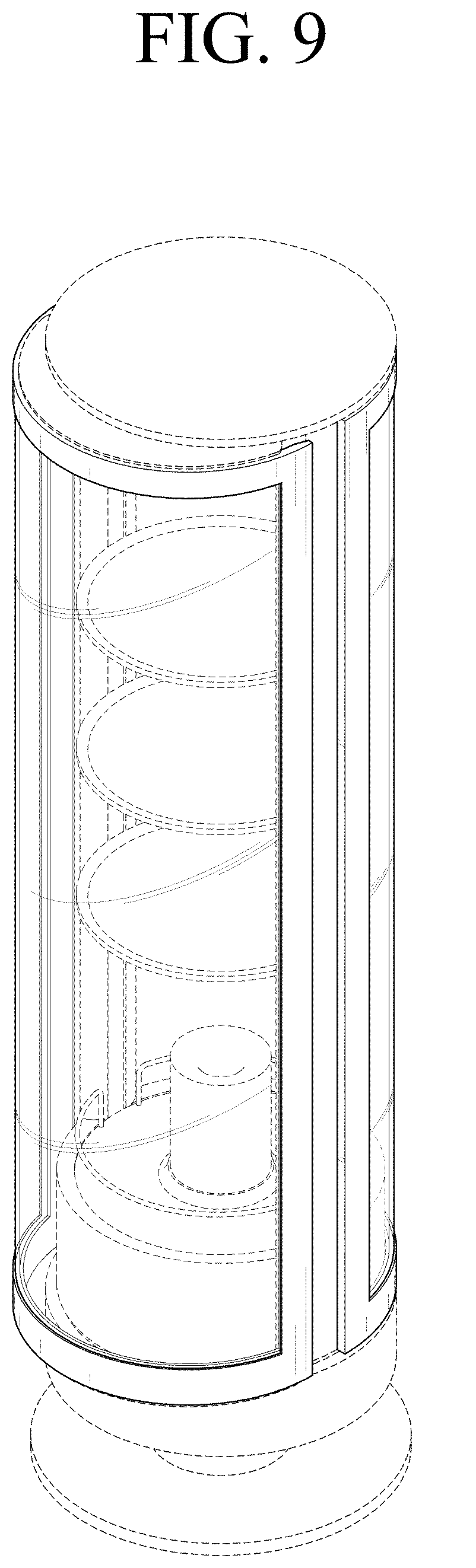 Patent USD1000481 Figure 9 – Refrigerator