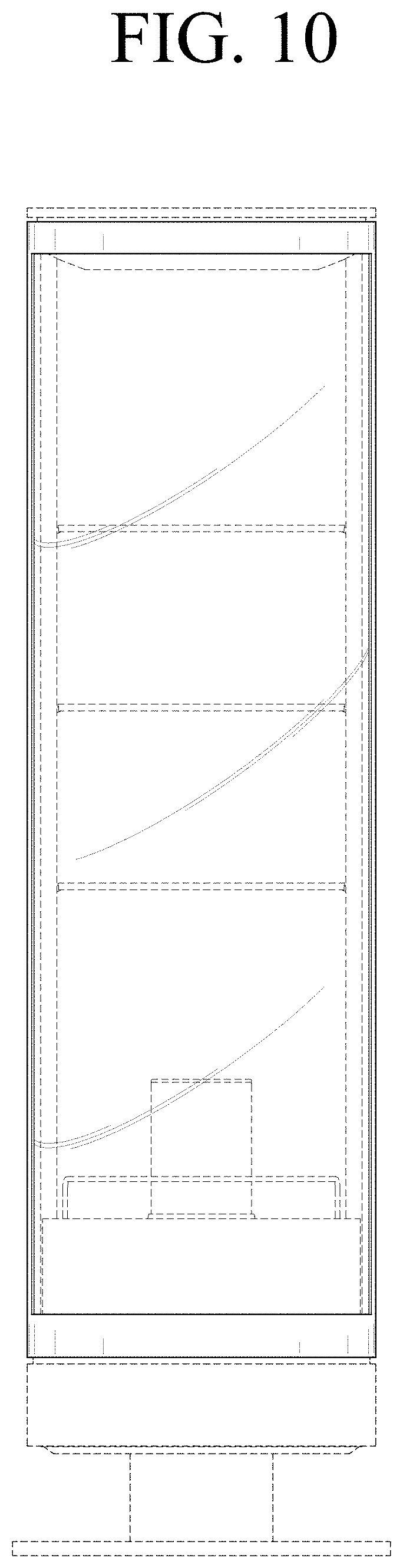 Patent USD1000481 Figure 10 – Refrigerator