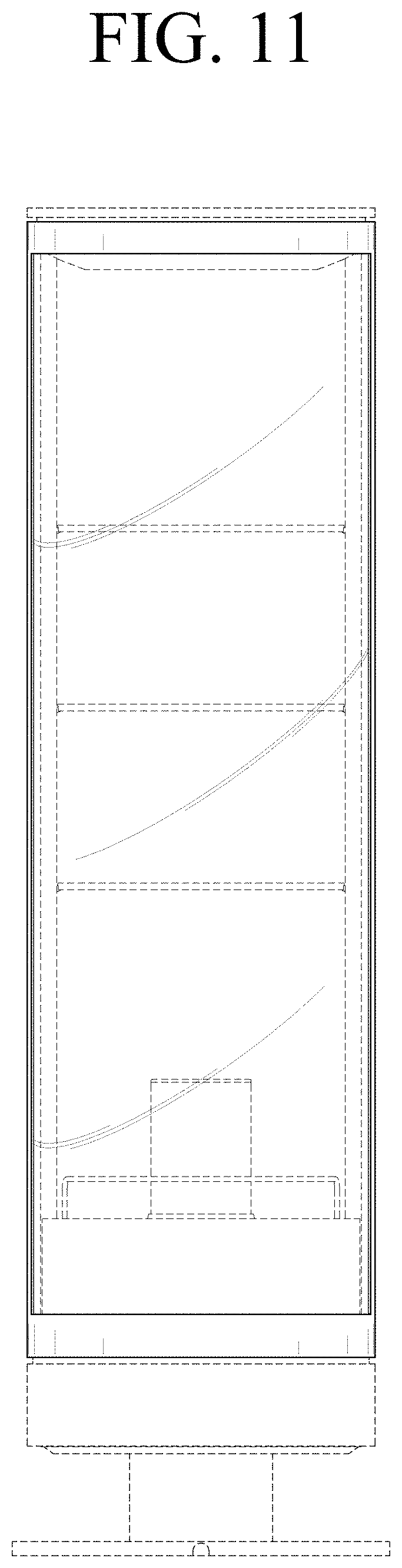 Patent USD1000481 Figure 11 – Refrigerator