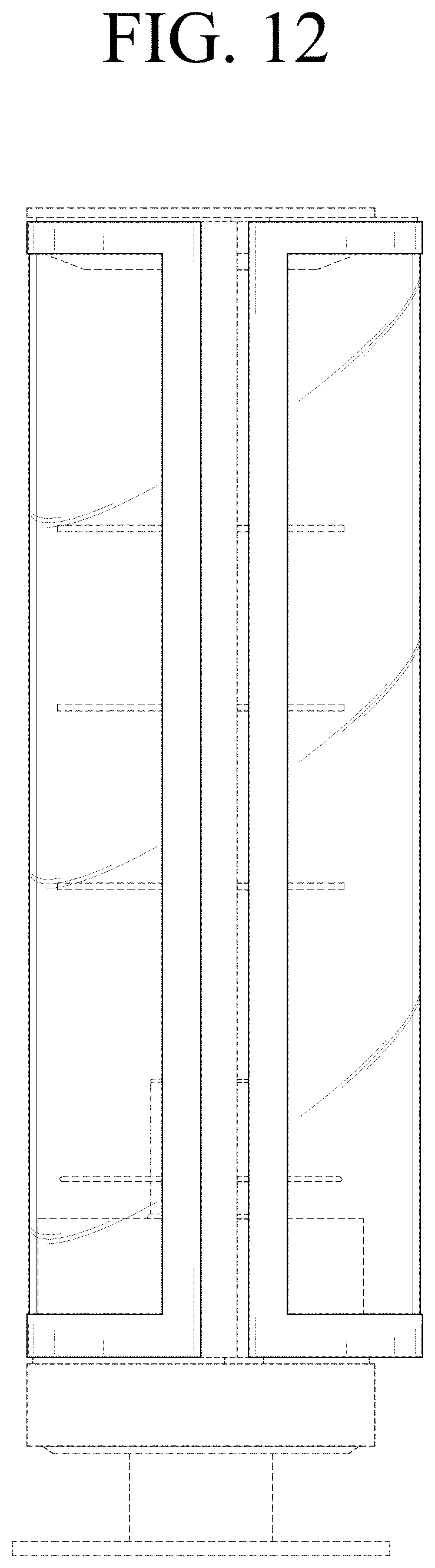 Patent USD1000481 Figure 12 – Refrigerator