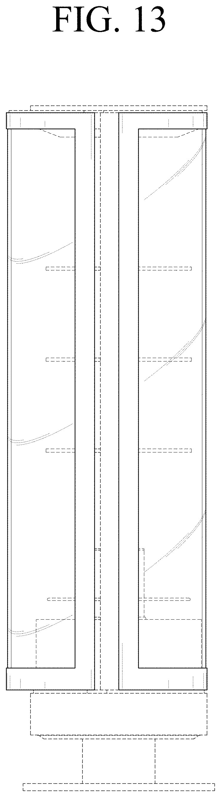 Patent USD1000481 Figure 13 – Refrigerator