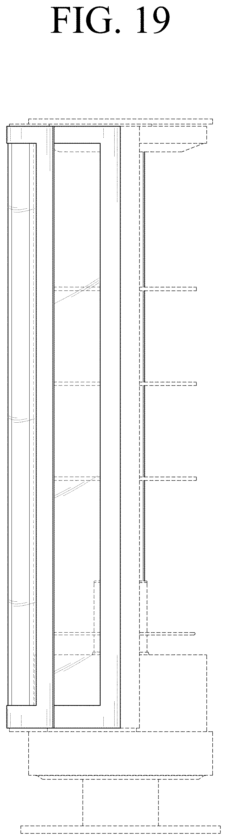 Patent USD1000481 Figure 19 – Refrigerator