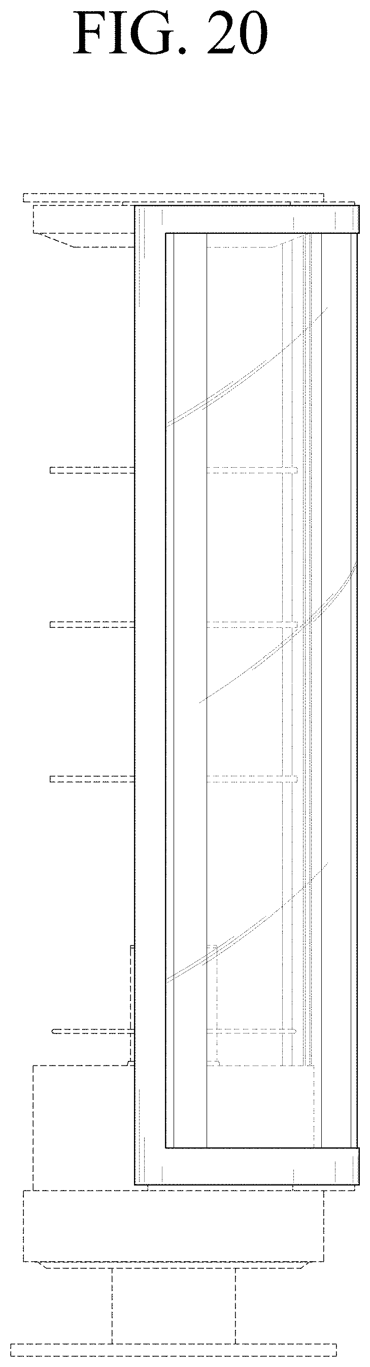 Patent USD1000481 Figure 20 – Refrigerator