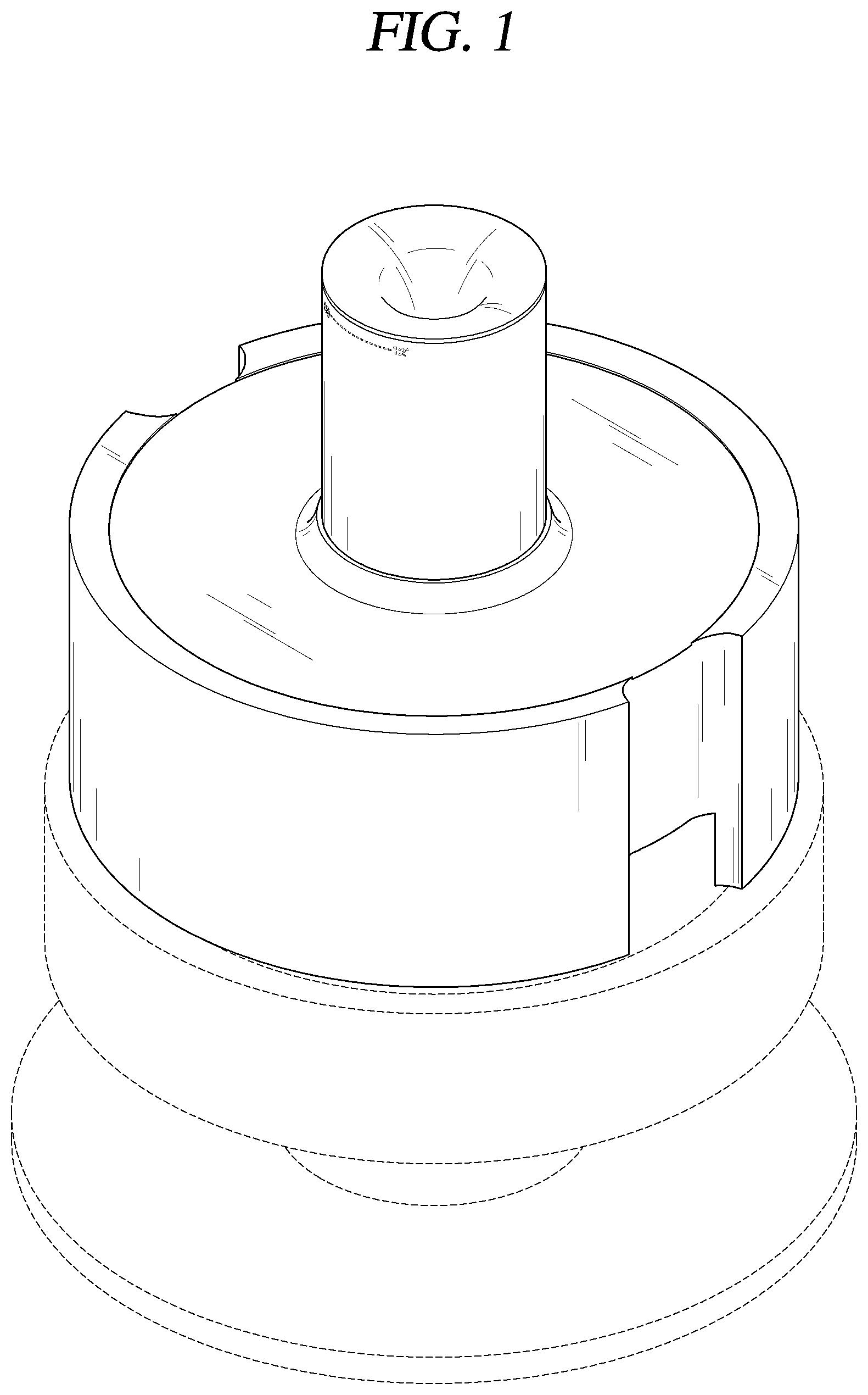 Patent USD1000483 Figure 1 – Refrigerator body