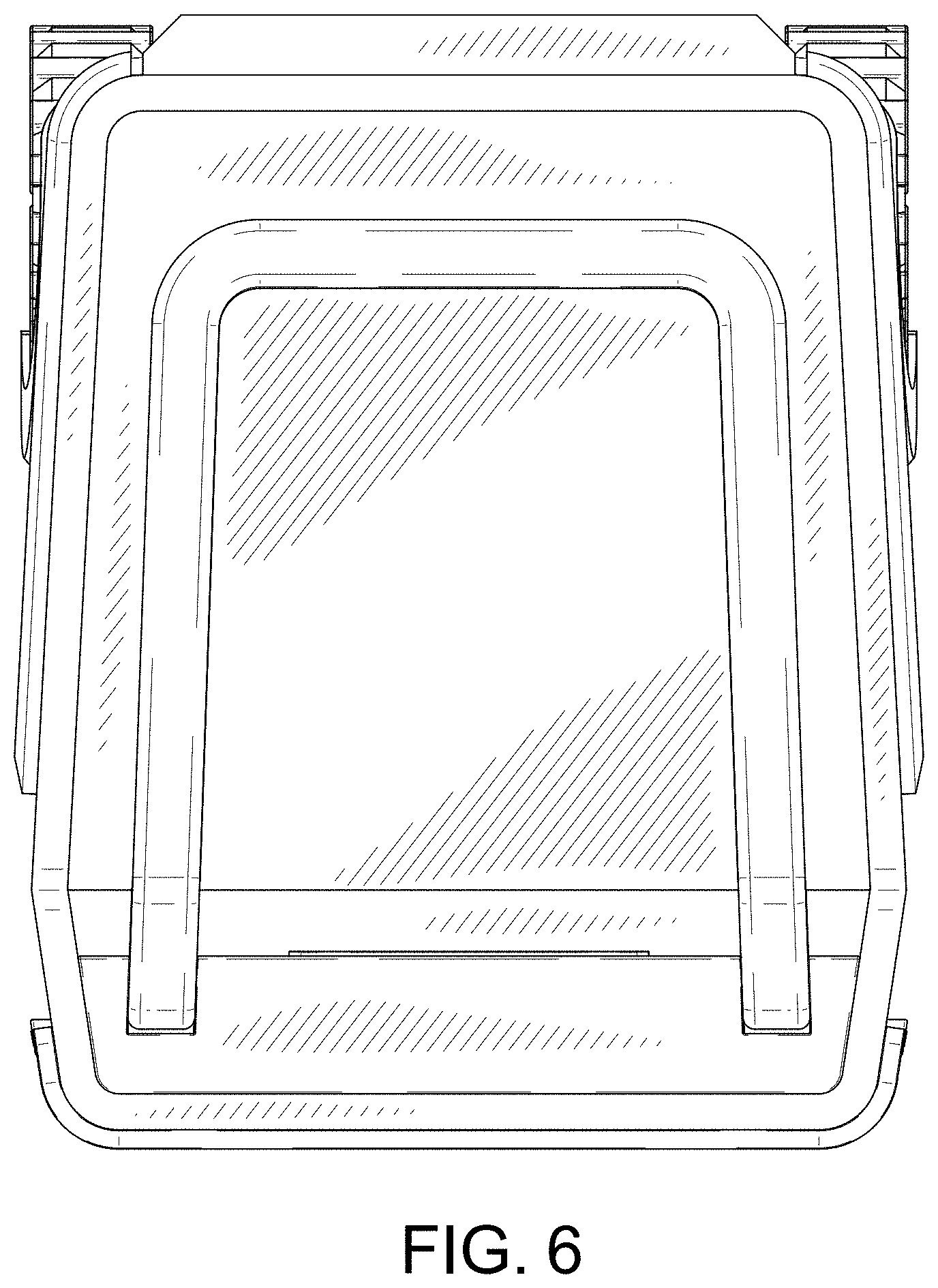 Patent USD1000484 Figure 6 – Car refrigerator