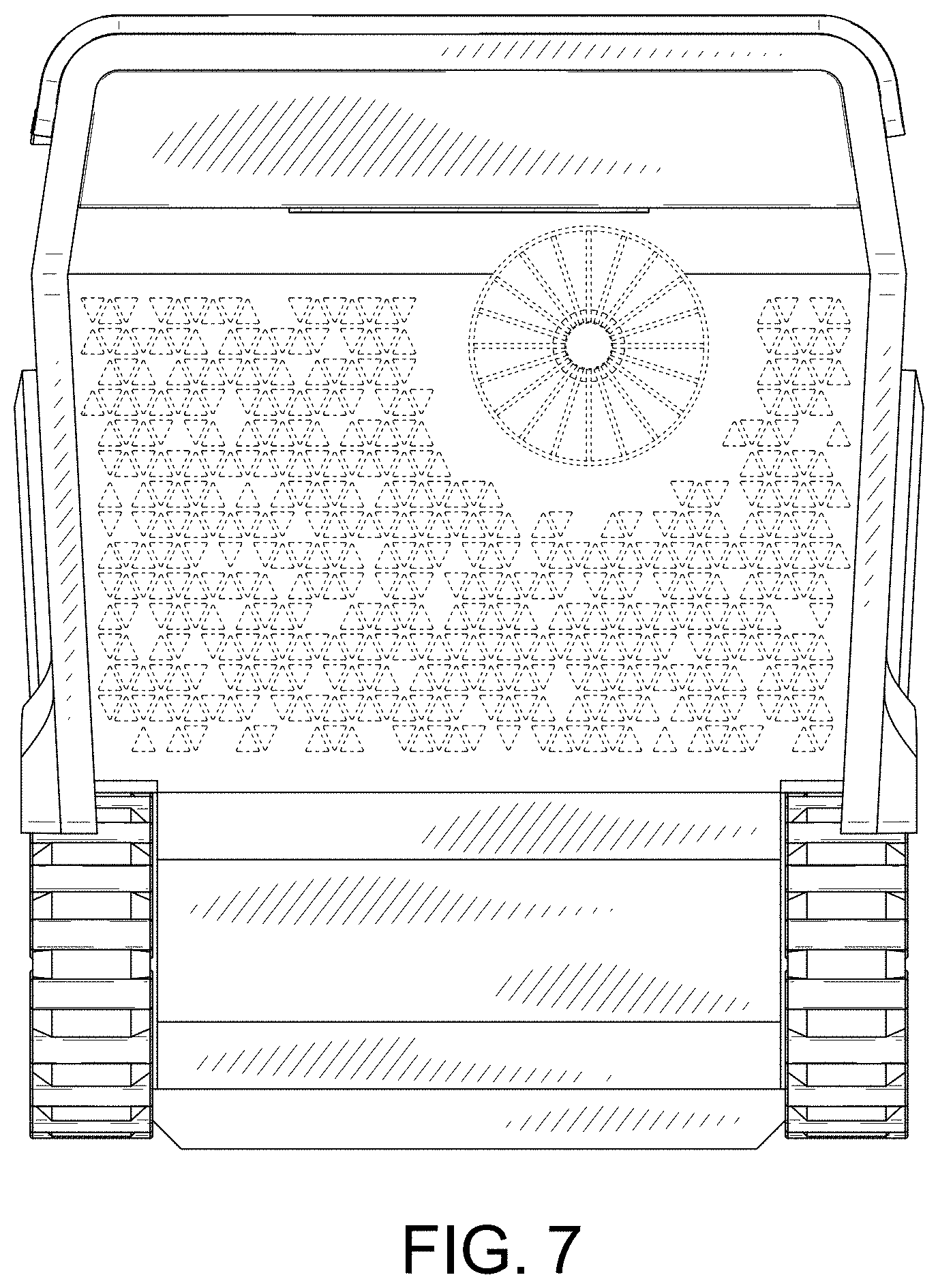 Patent USD1000484 Figure 7 – Car refrigerator