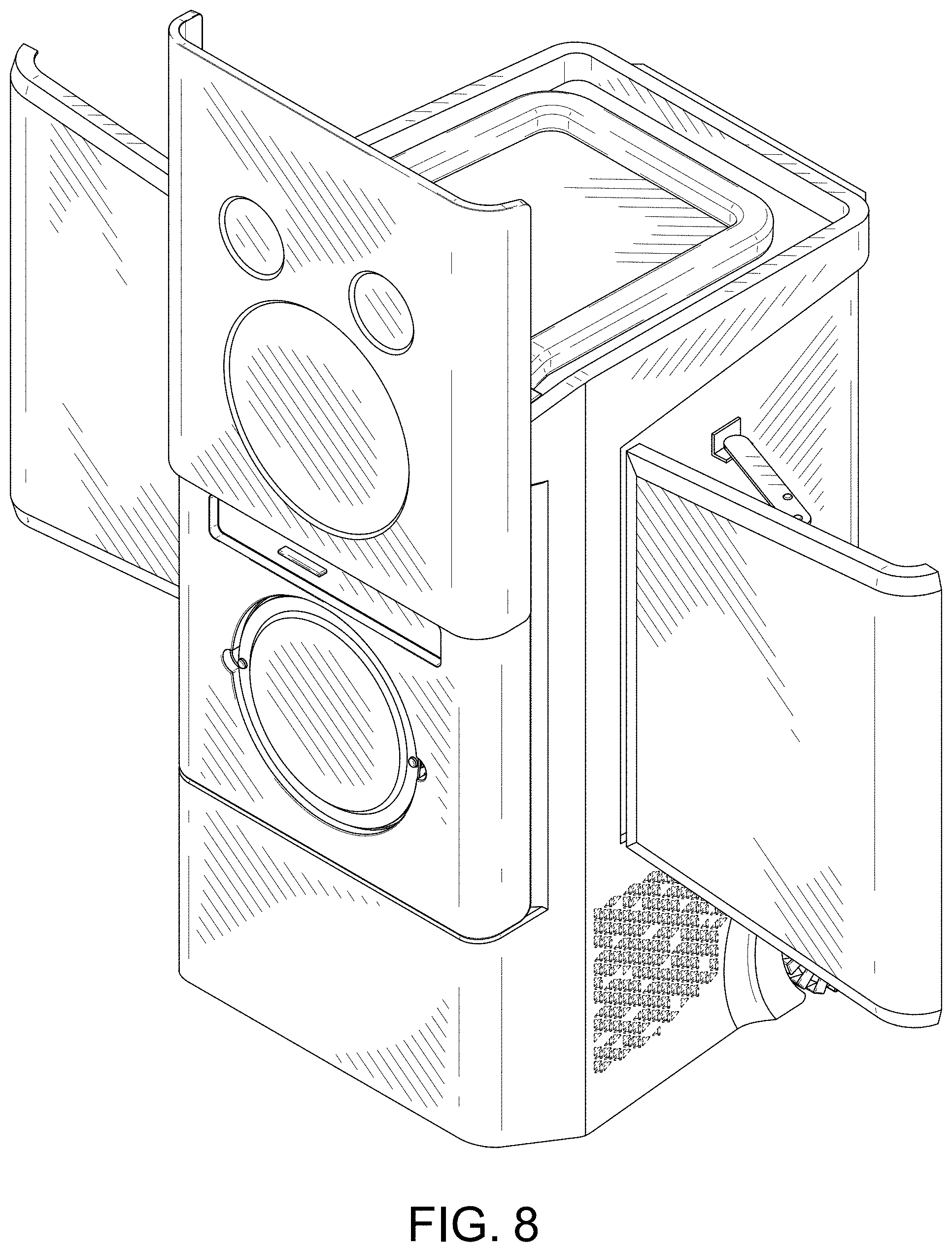 Patent USD1000484 Figure 8 – Car refrigerator