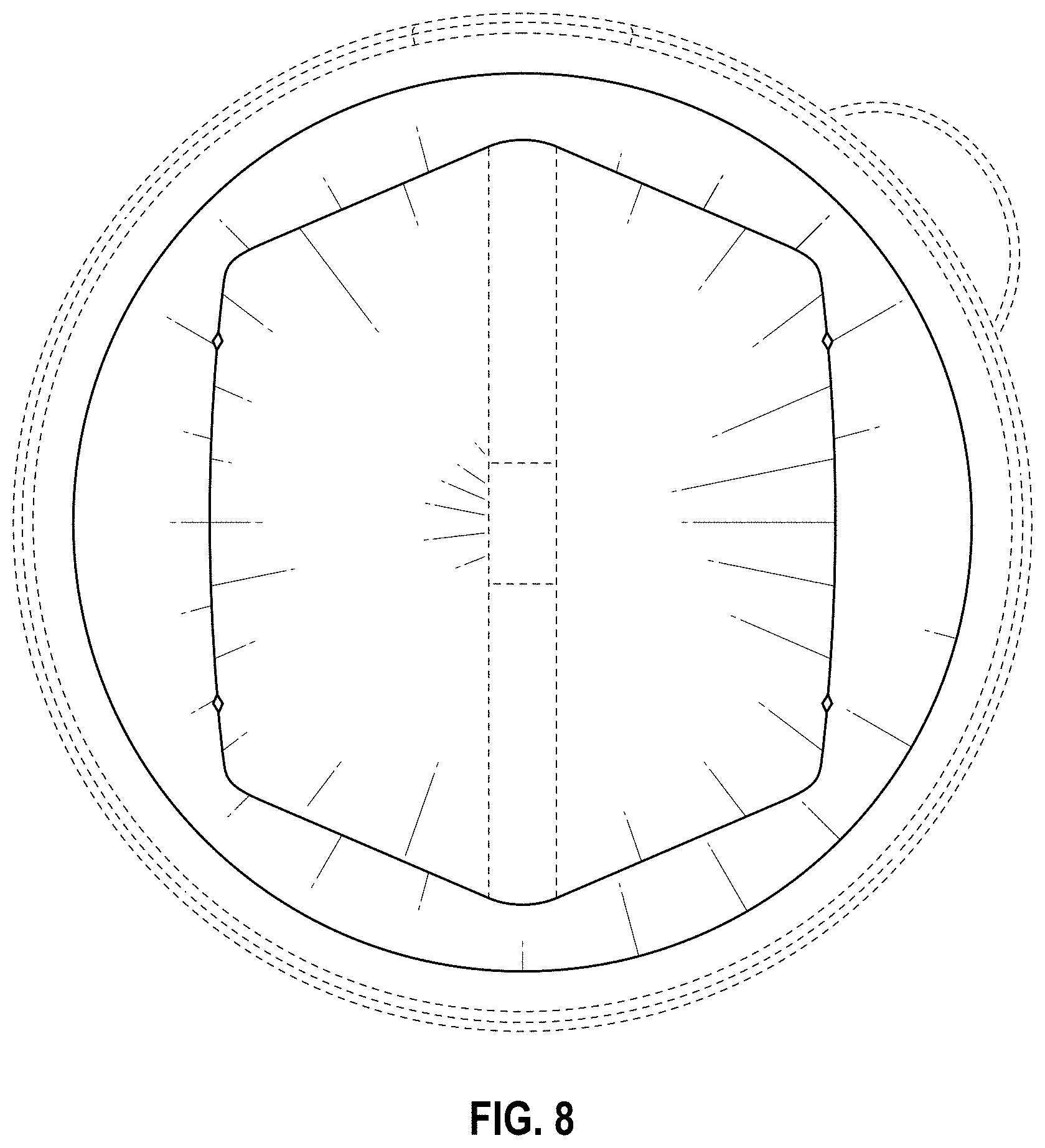 Patent USD1000488 Figure 8 – Ice mold