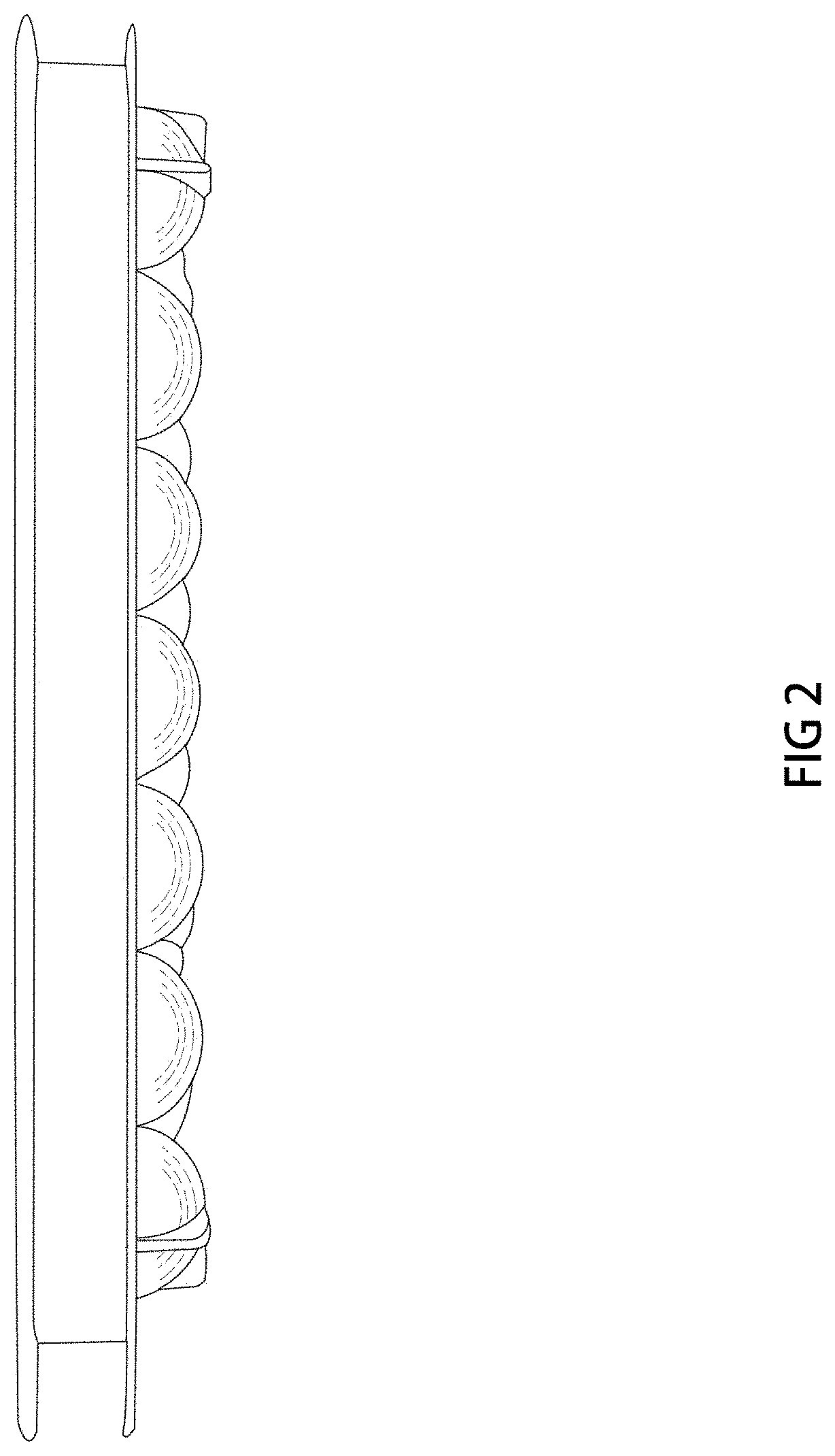 Patent USD1000489 Figure 2 – Ice cube tray