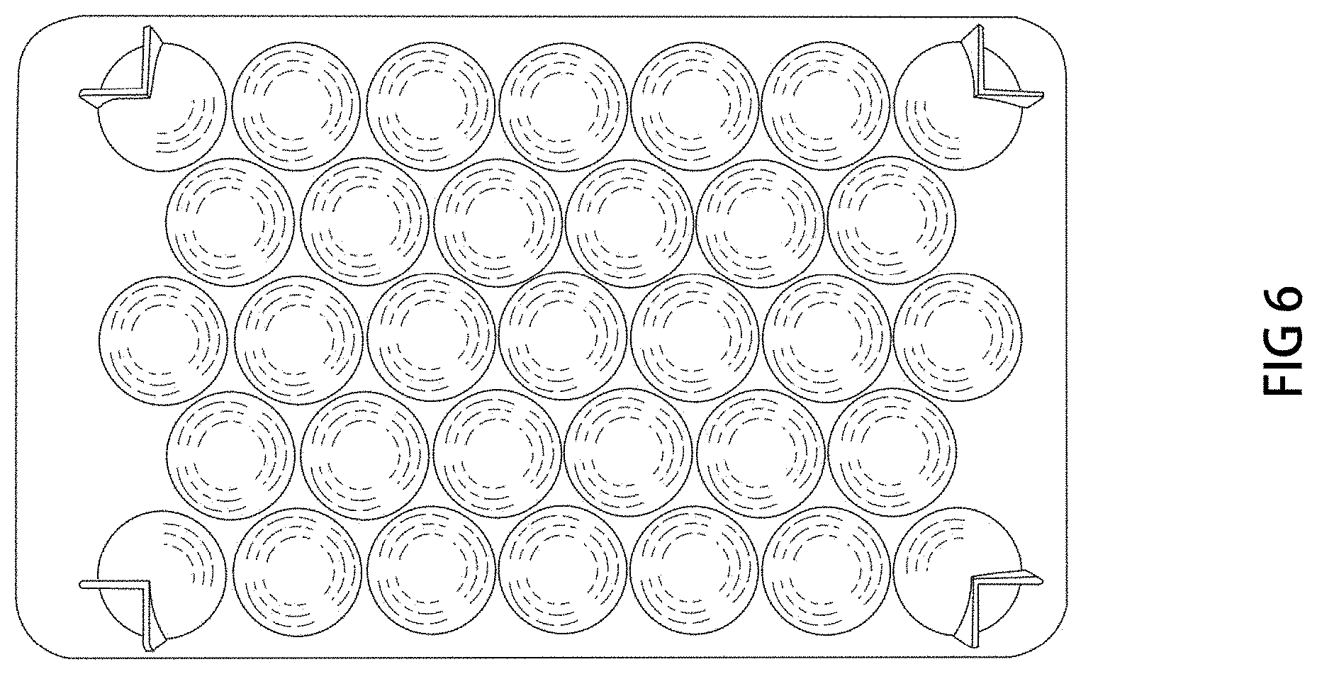 Patent USD1000489 Figure 6 – Ice cube tray