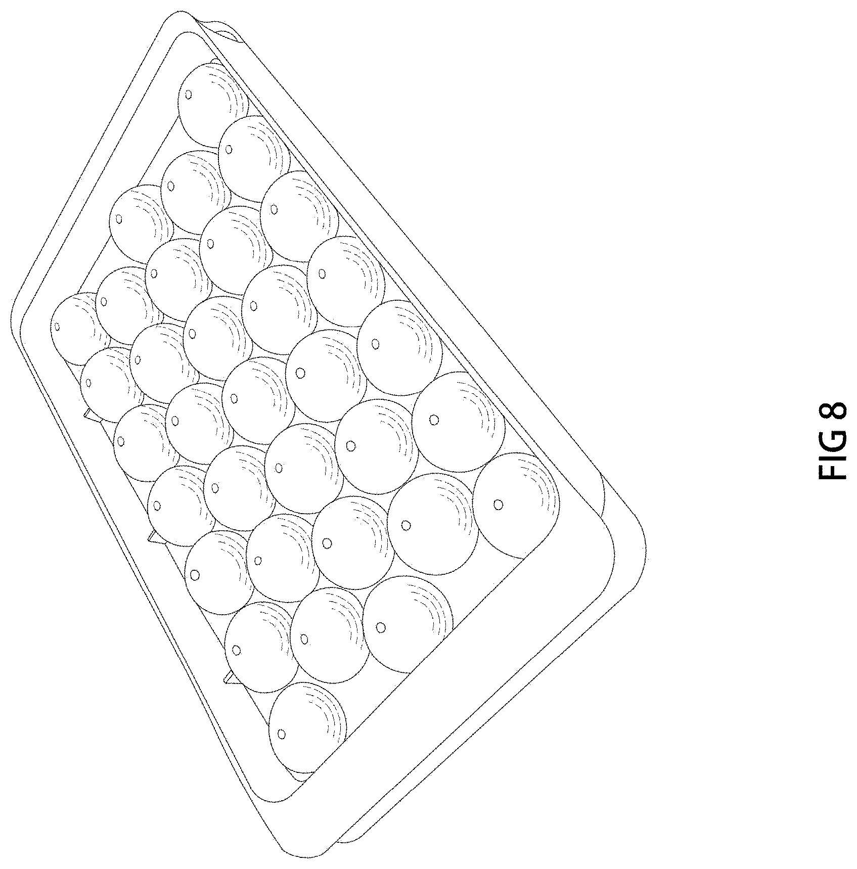 Patent USD1000489 Figure 8 – Ice cube tray