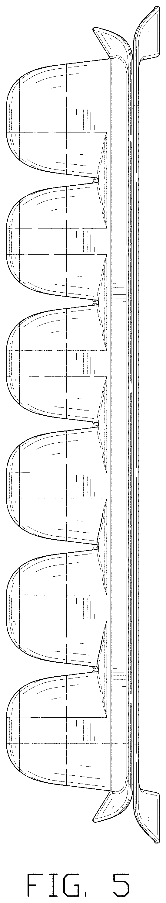 Patent USD1000490 Figure 5 – Ice cube tray